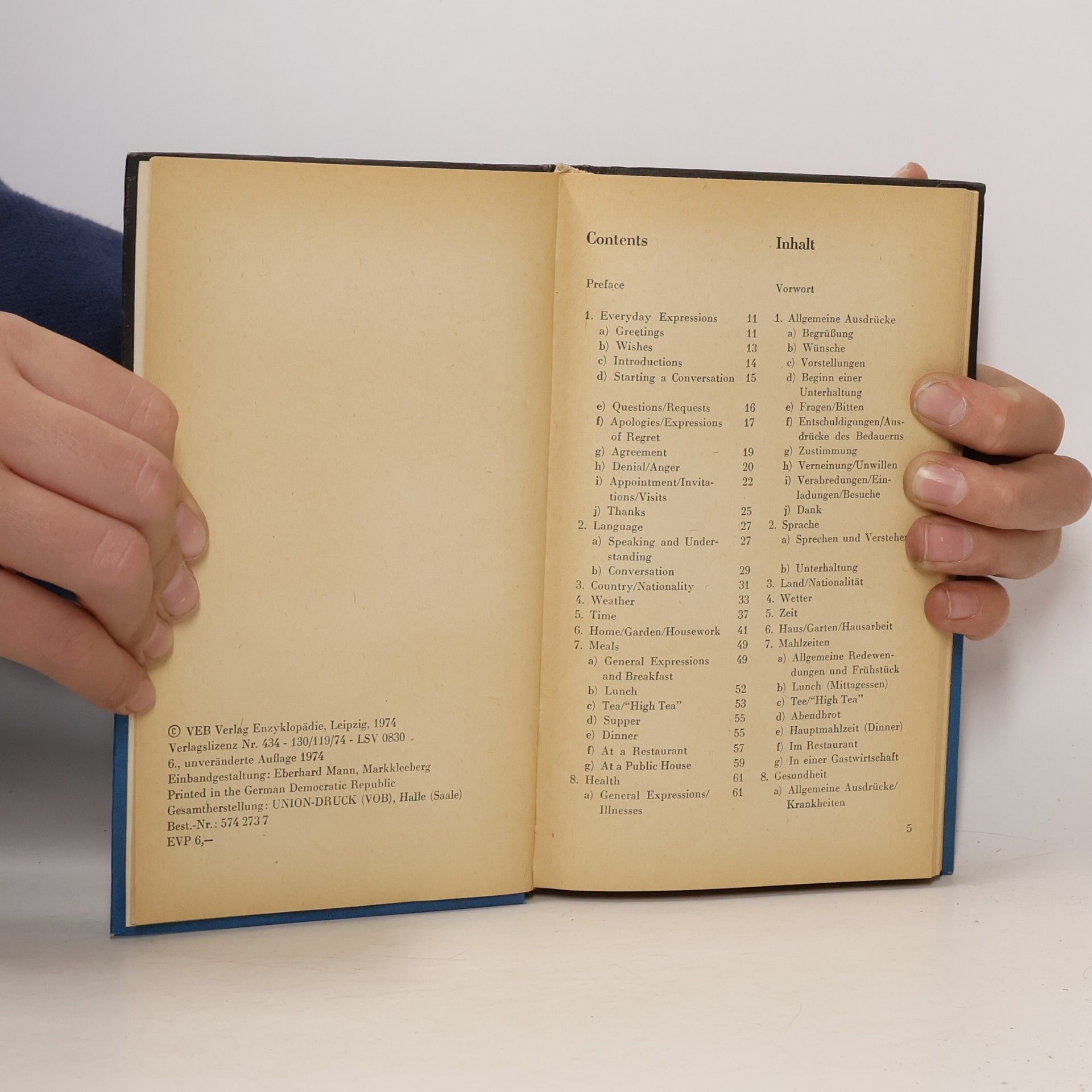 Georg Reinwaldt Englisch-deutsches Konversationsbuch / English-German Conversation Book
