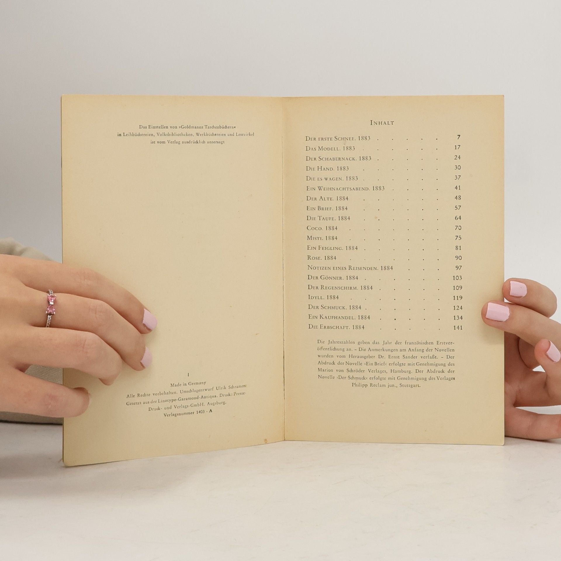 Guy de Maupassant Die Erbschaft und andere Novellen