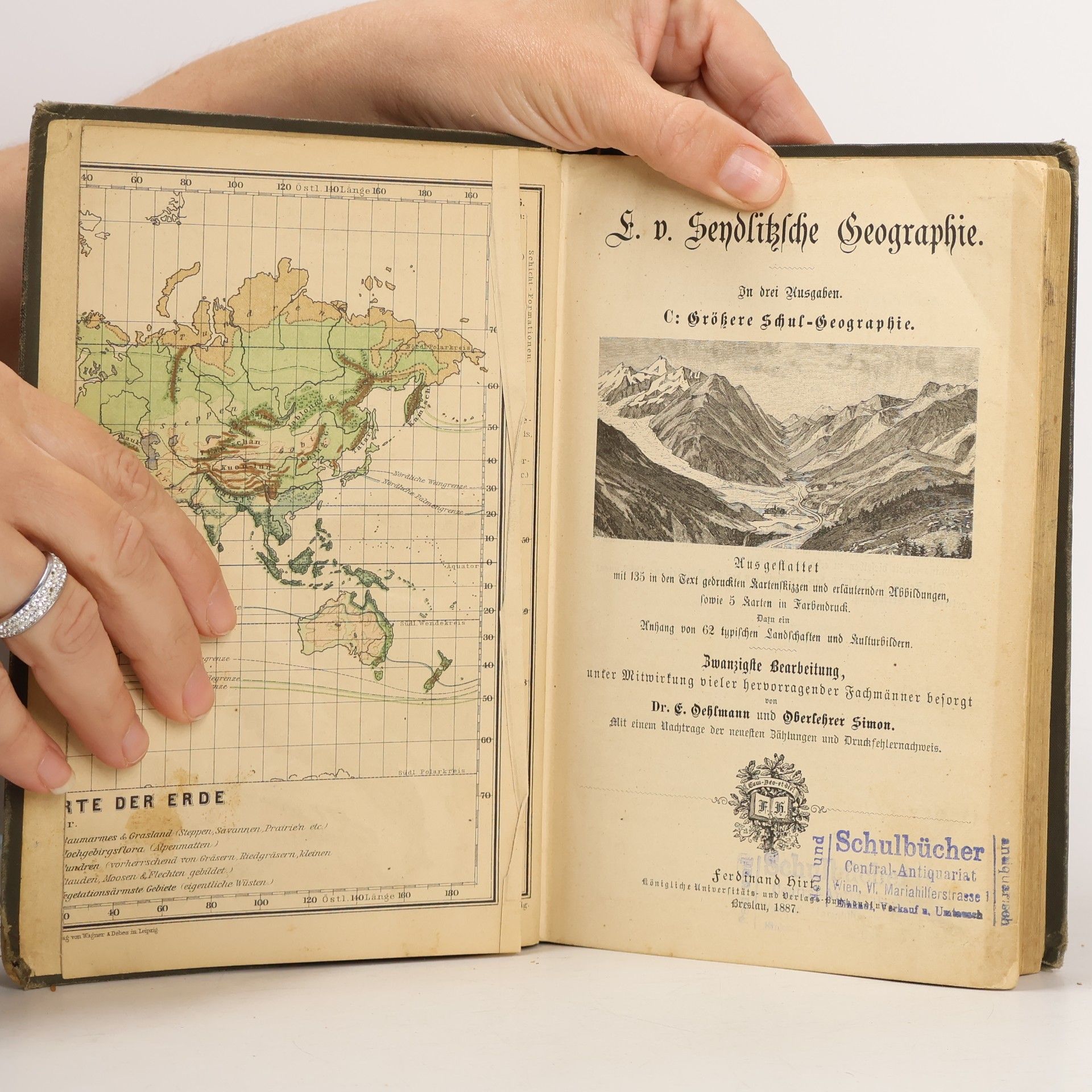 E. V. Seydlitz Lehrbücher der Geographie
