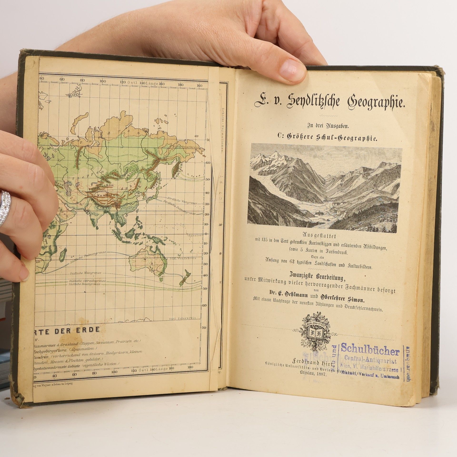 E. V. Seydlitz Lehrbücher der Geographie