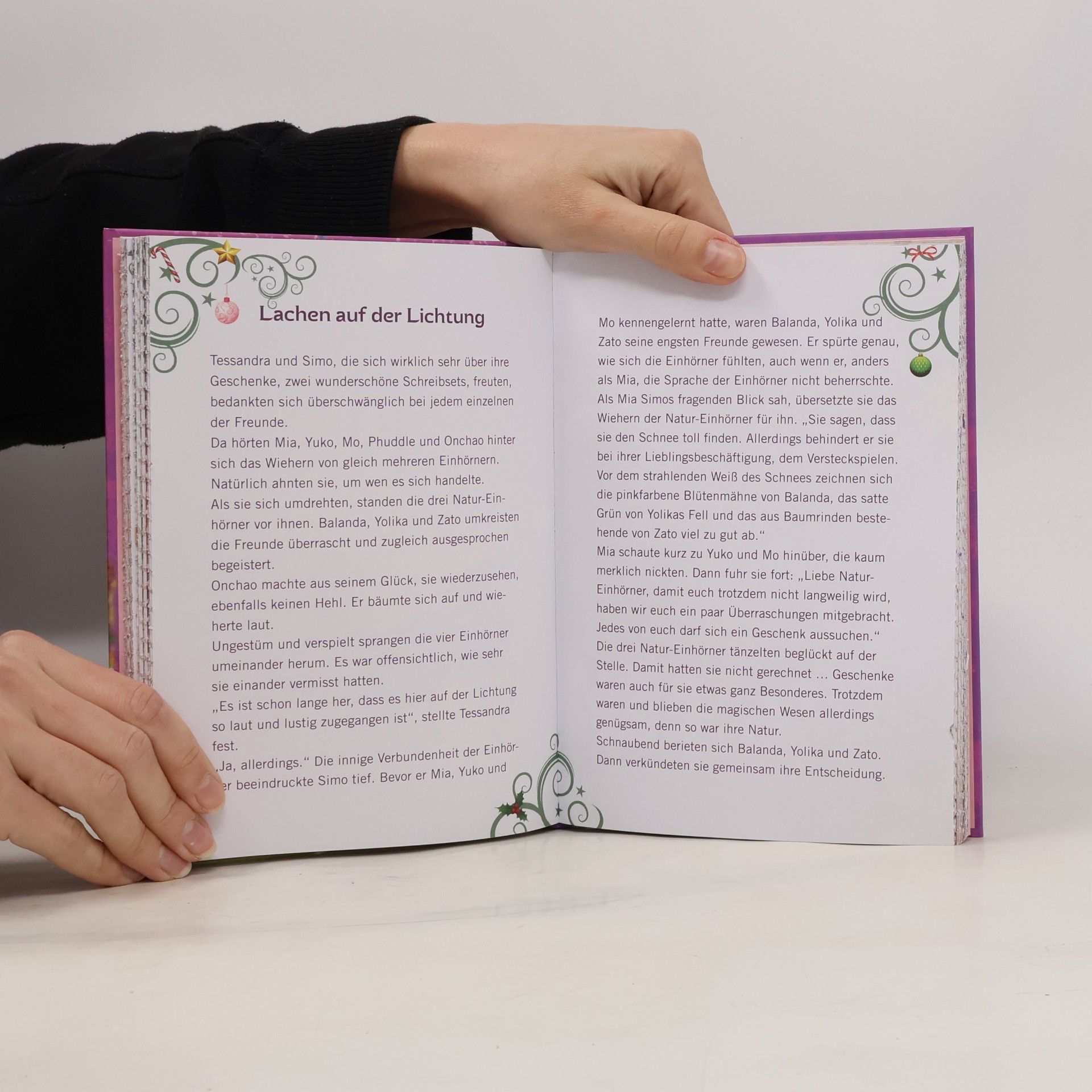 Isabella Mohn Mia and Me: Weihnachten bei den Einhörnern (Adventskalenderbuch)