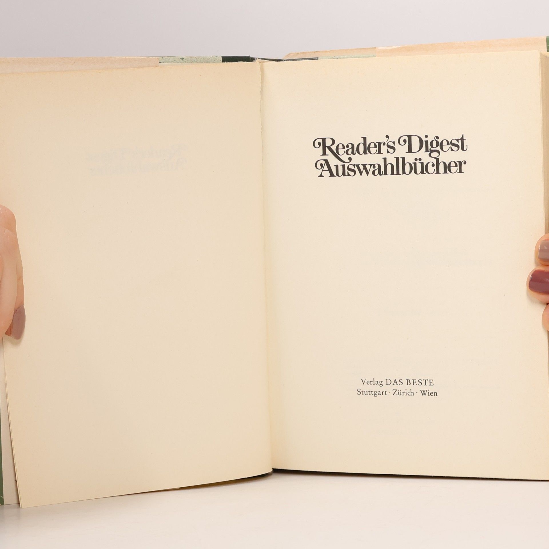 Peter Benchley Reader's Digest Auswahlbücher