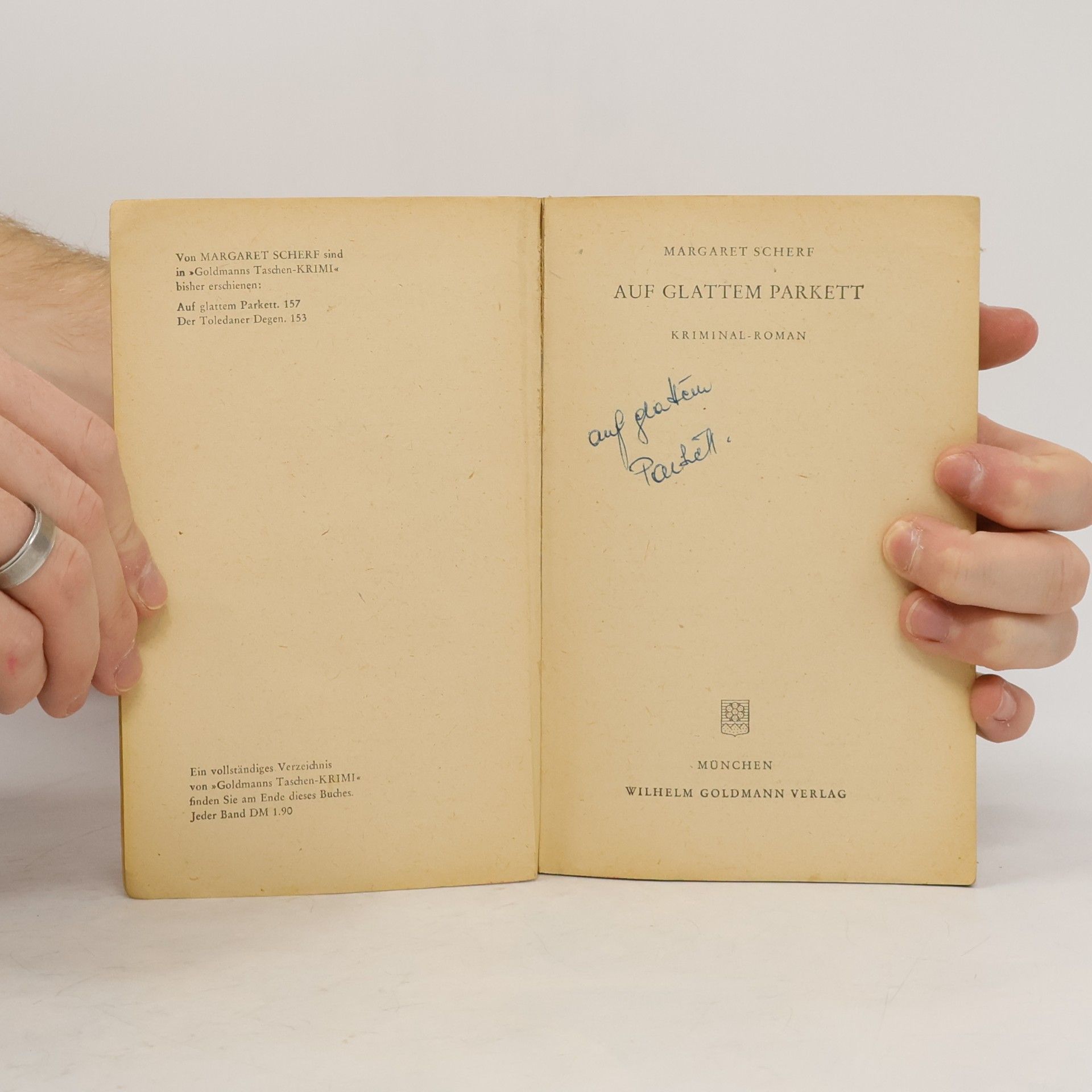 Margaret Scherf Auf glattem Parkett