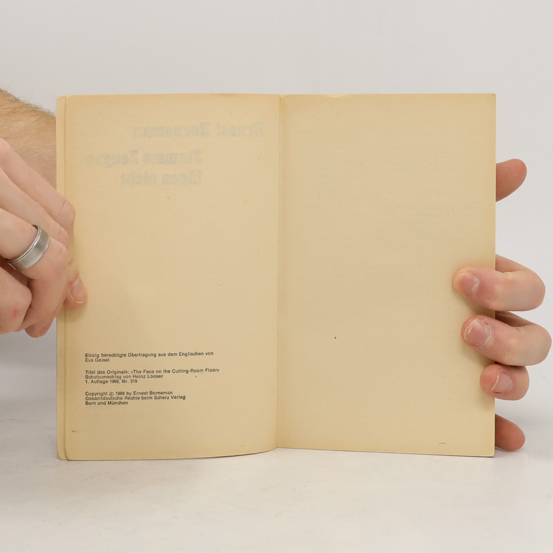 Ernest Borneman Stumme Zeugen lügen nicht