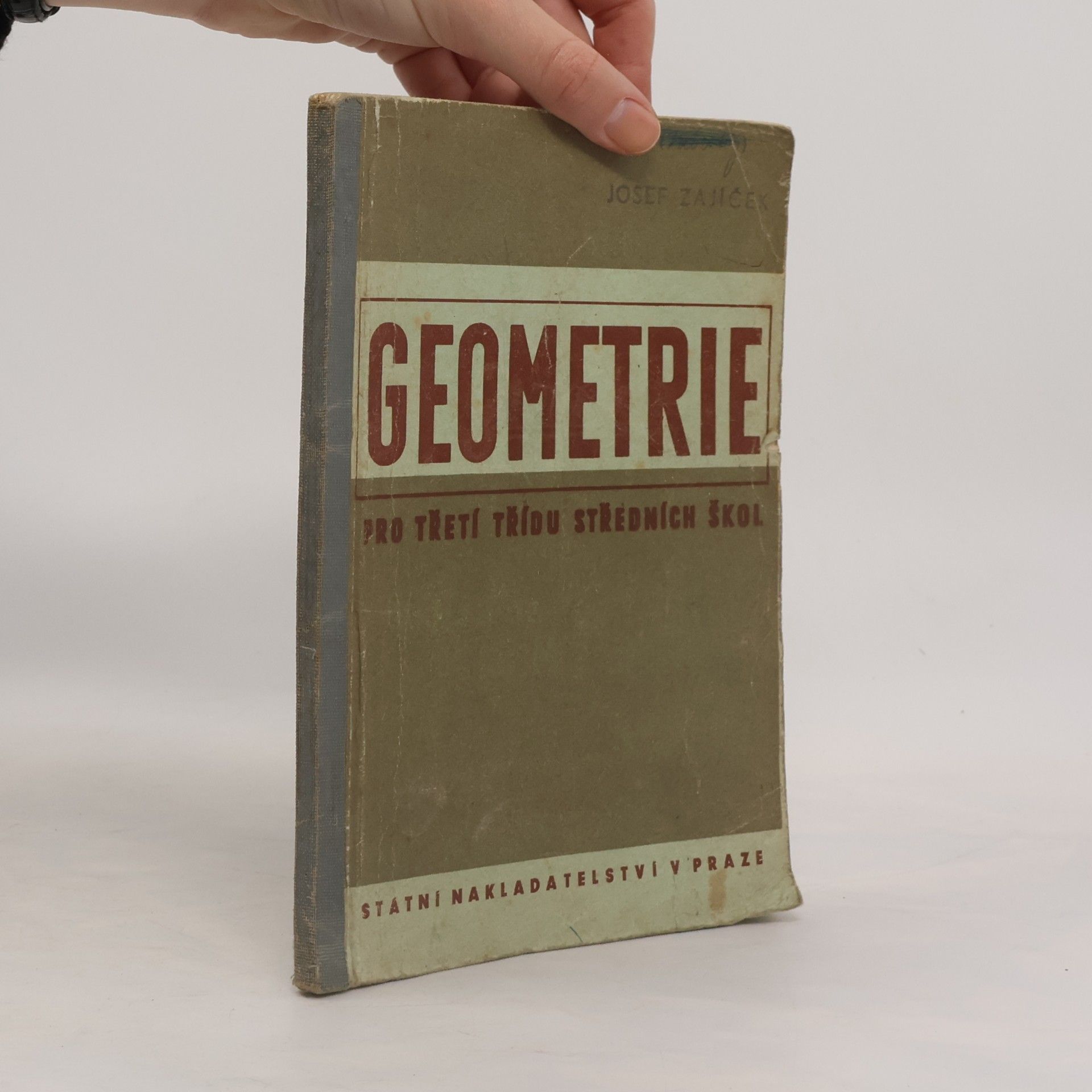 Eduard Čech Geometrie pro třetí třídu středních škol