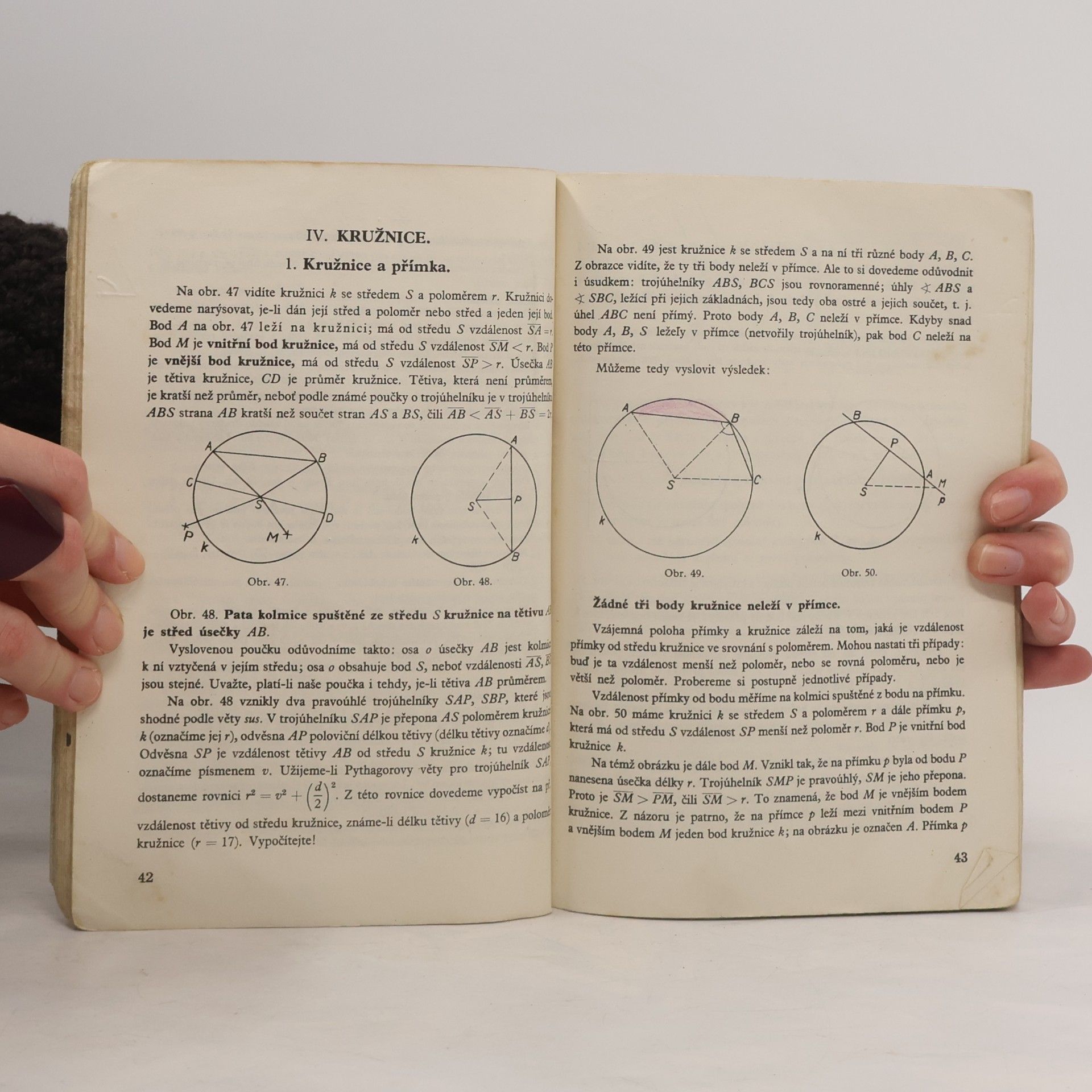 Eduard Čech Geometrie pro třetí třídu středních škol