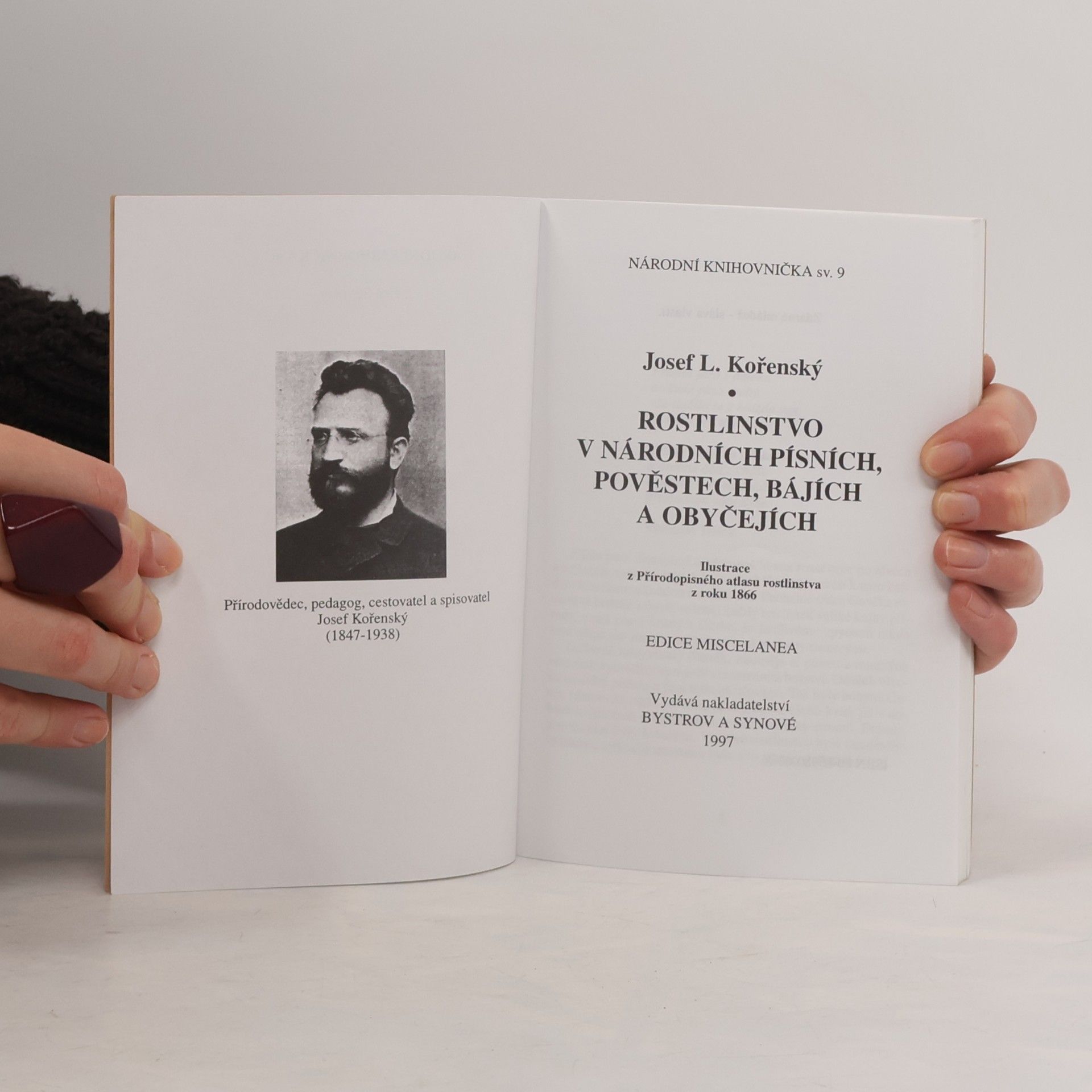 Josef Kořenský Rostlinstvo v národních písních, pověstech, bájích a obyčejích