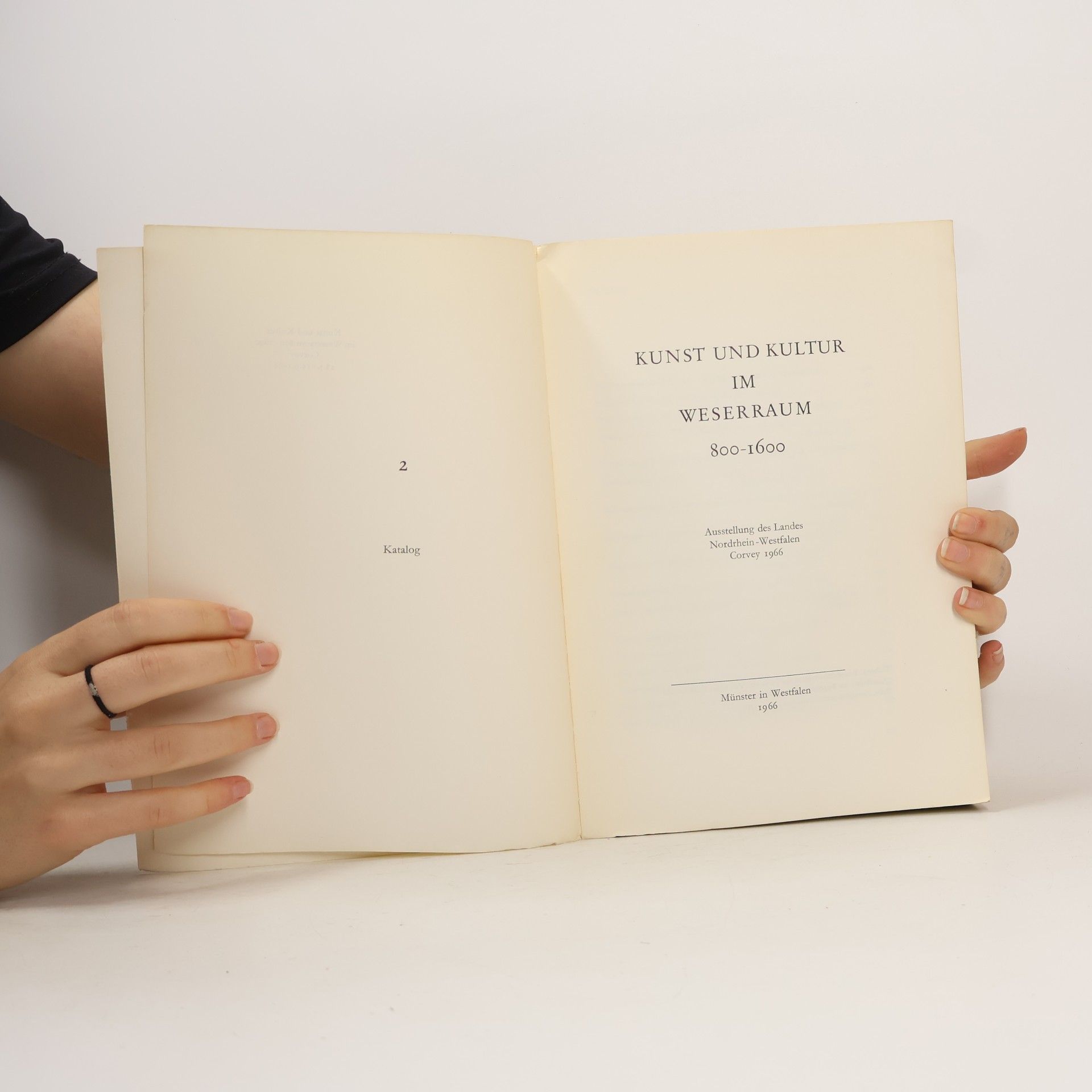 Various authors Kunst und Kultur im Weserraum 800-1600 II. Katalog