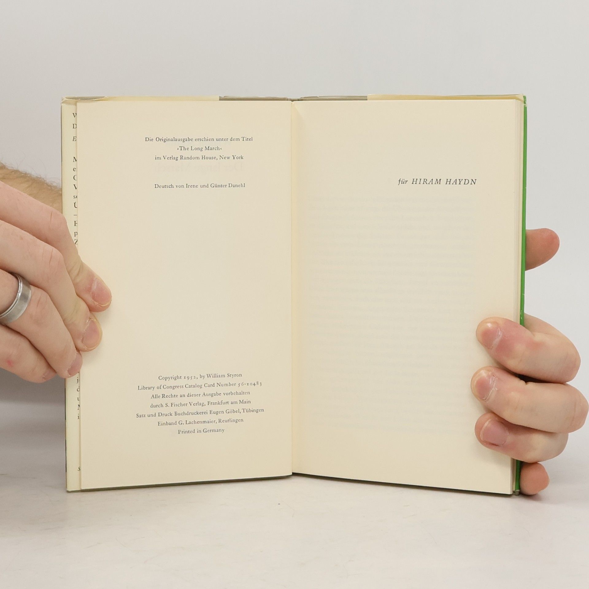 William Styron Der lange Marsch