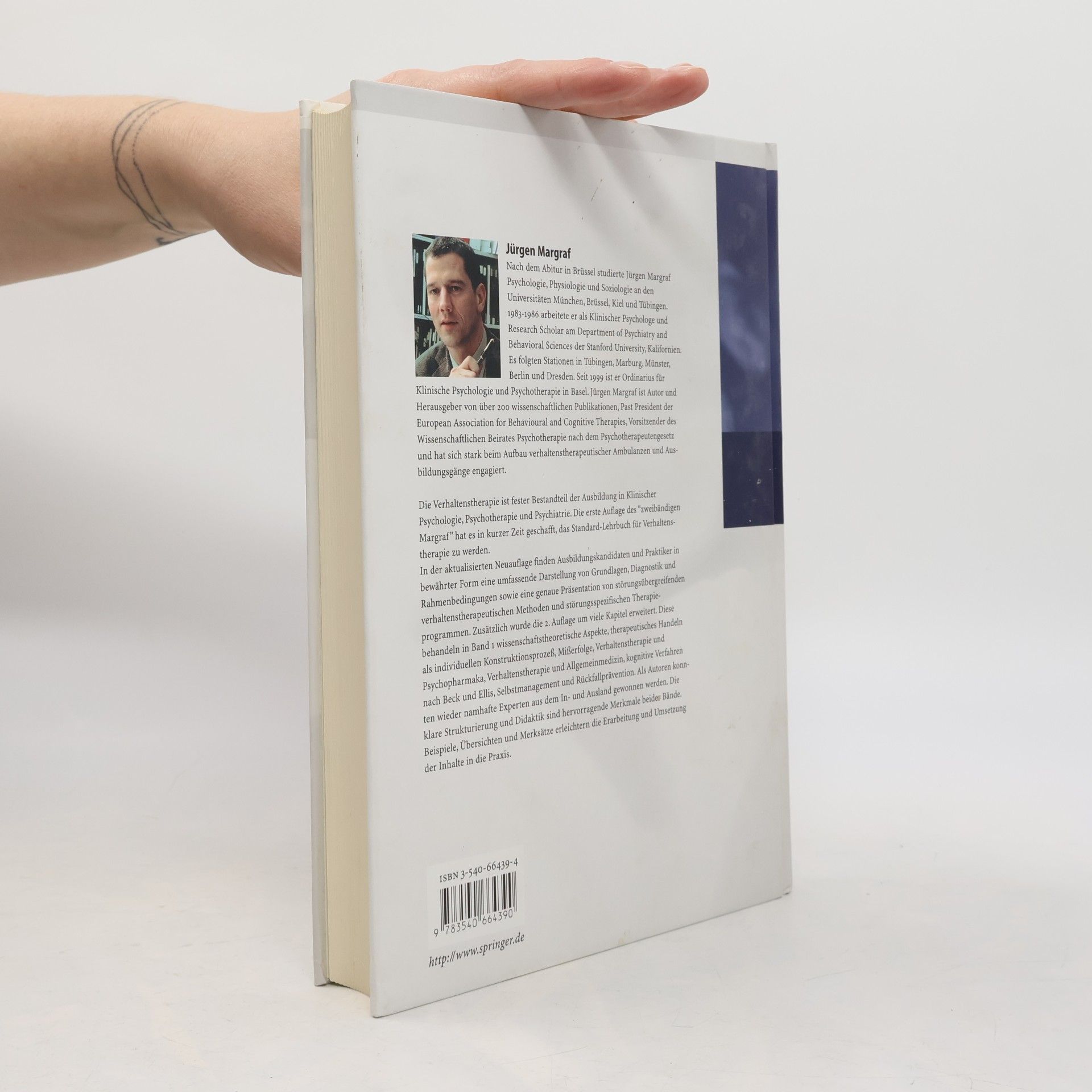 Jürgen Margraf Lehrbuch der Verhaltenstherapie