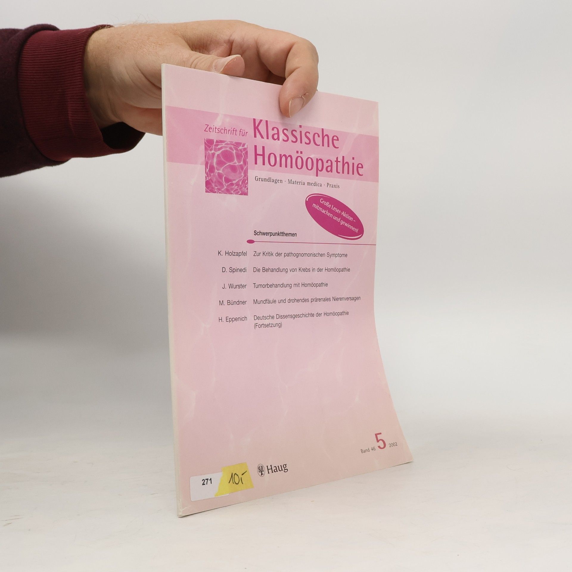 Autorenkollektiv Zeitschrift für Klassische Homöopathie