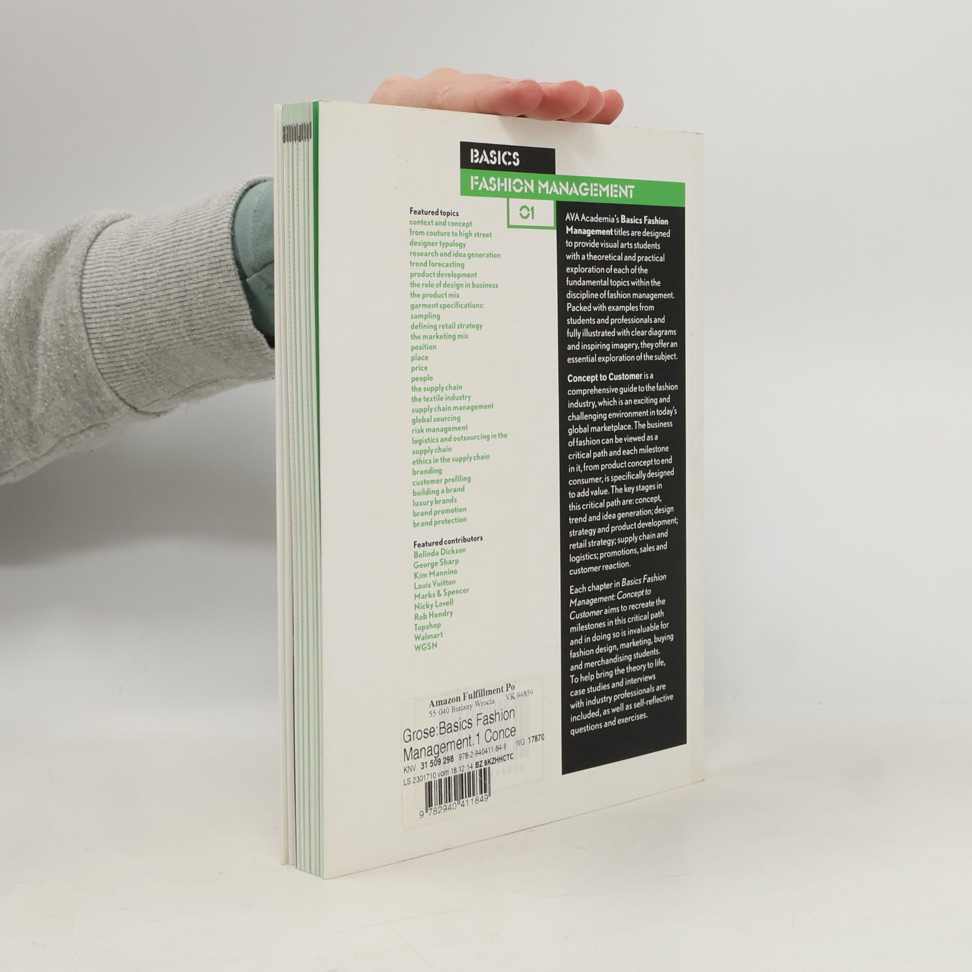 Virginia Grose Basics Fashion Management. Vol.1