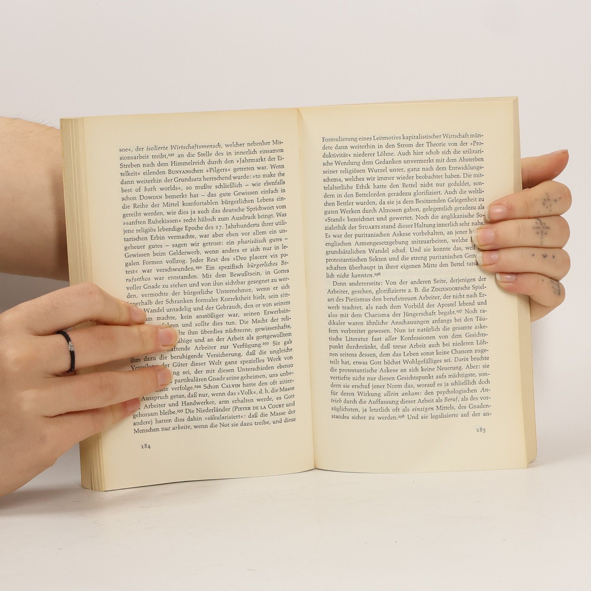 Max Weber Die Protestantische Ethik