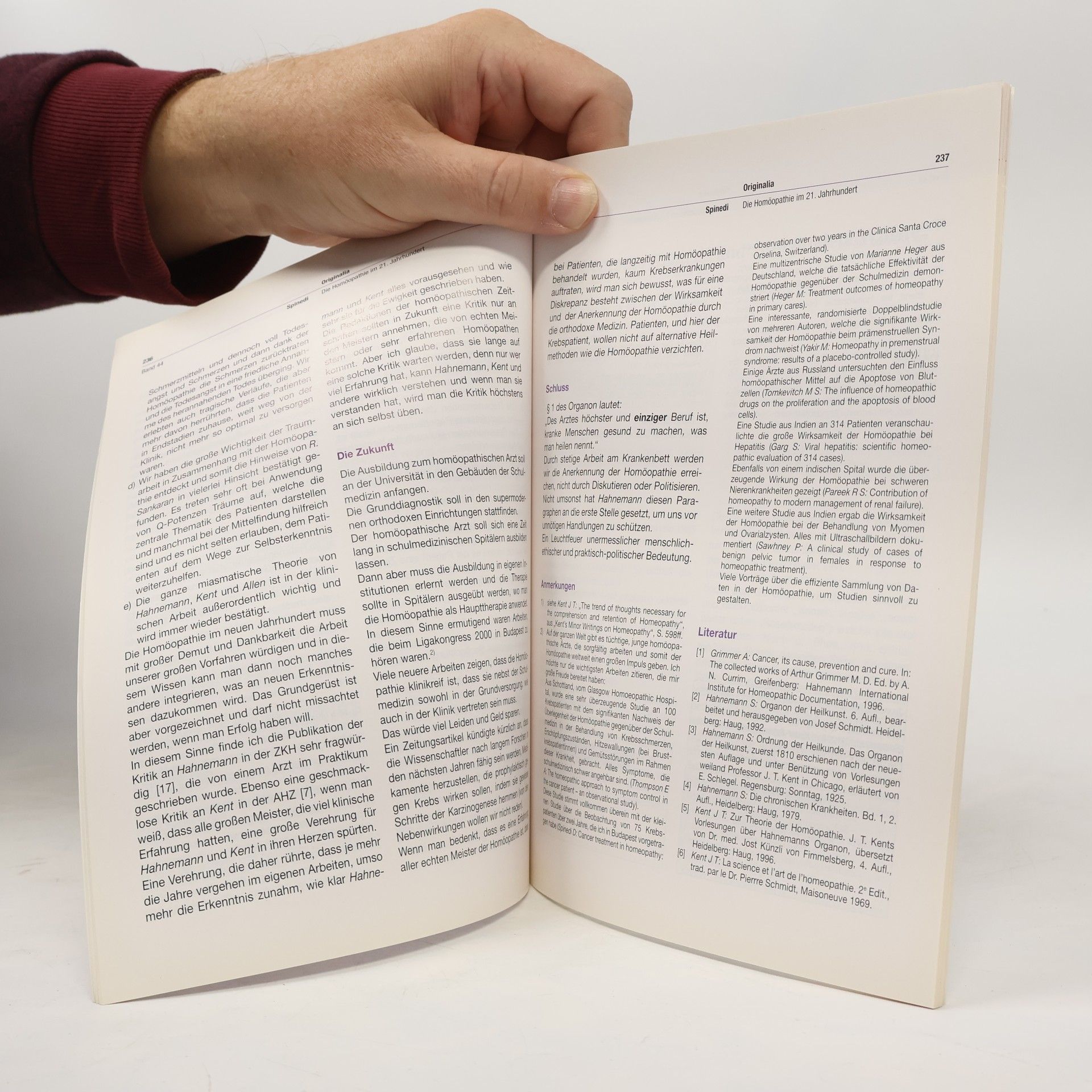 Autorenkollektiv Zeitschrift für Klassische Homöopathie 44