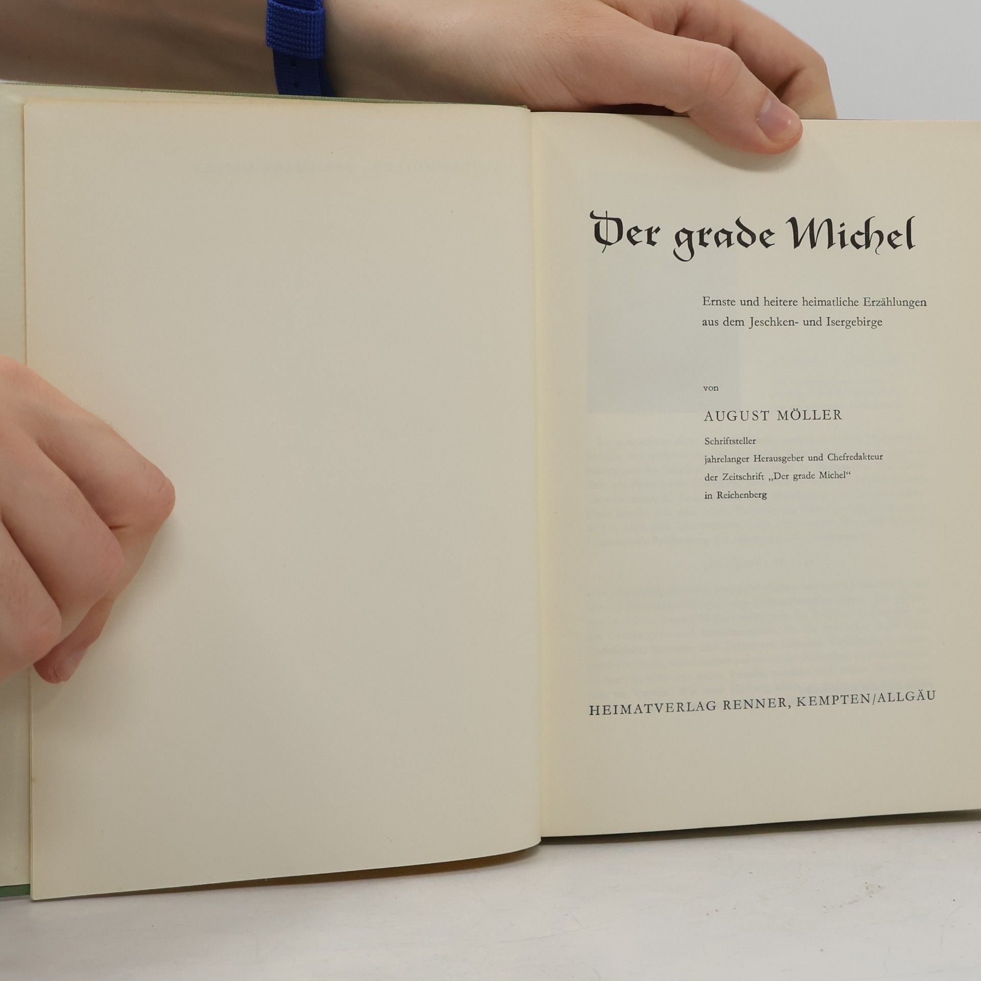 August Friedrich Cranz Nachwort von Horst Möller Der grade Michel
