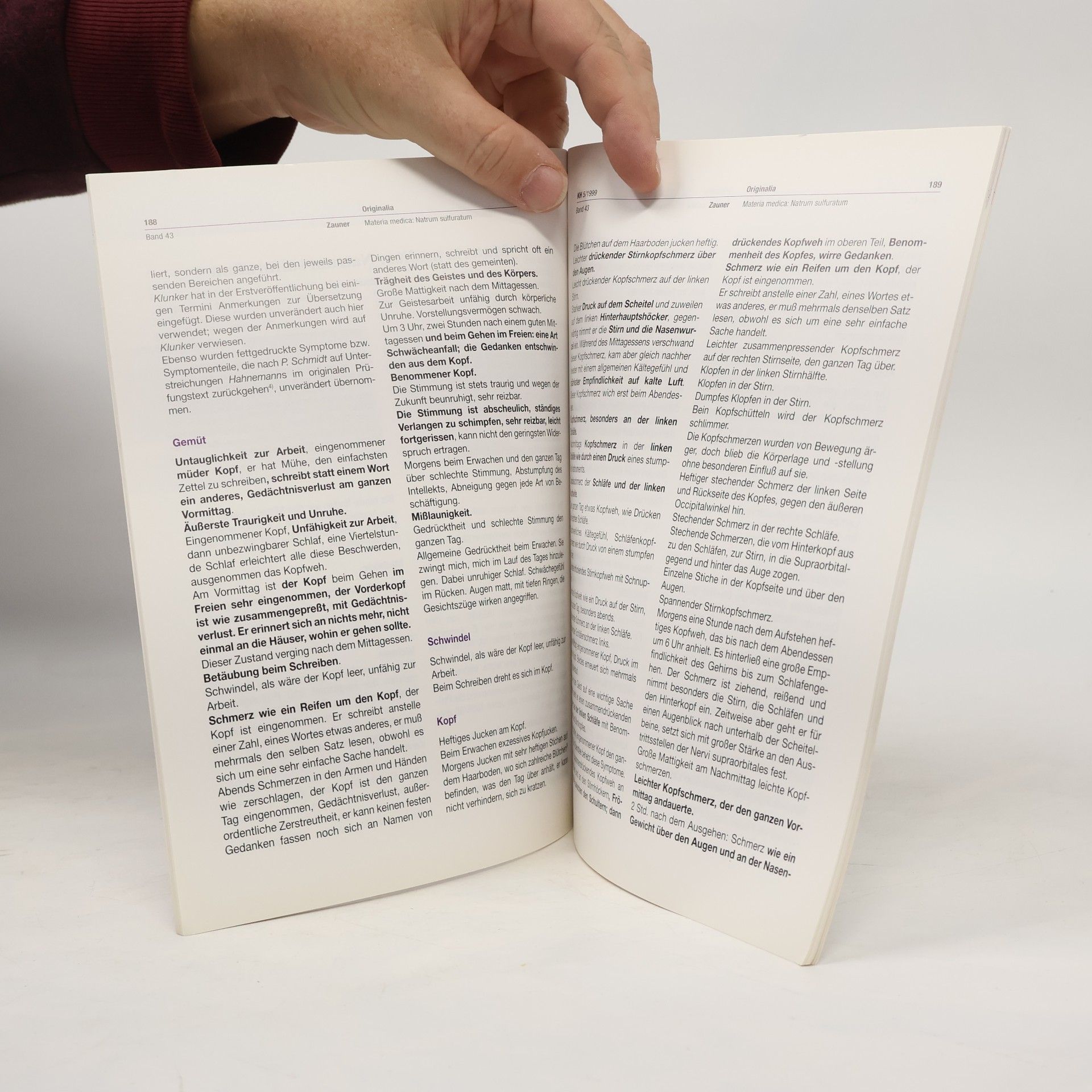 D. Spinedi Zeitschrift für Klassische Homöopathie 43