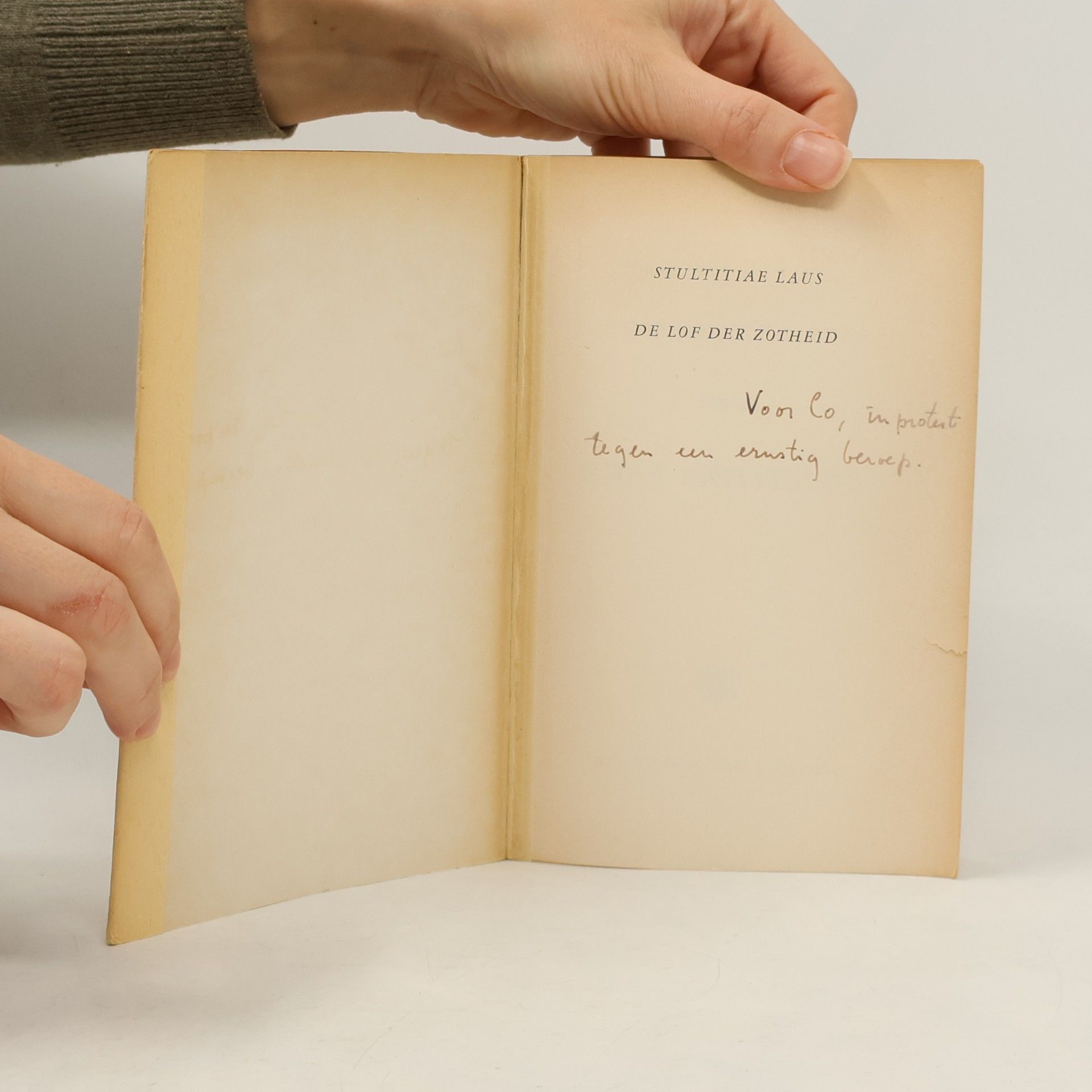 Erasmus Desiderius De lof der zotheid
