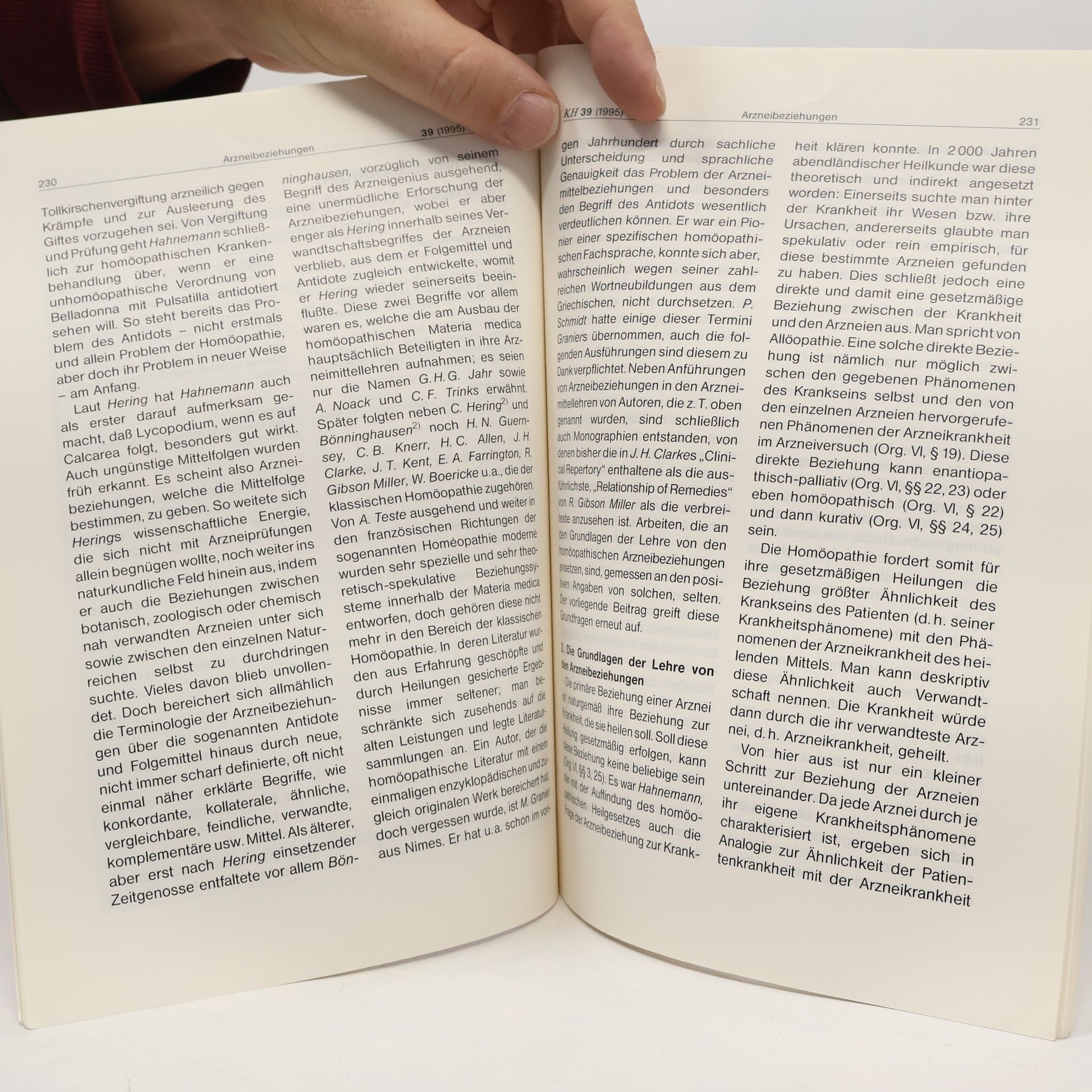 Rainer G. Appell Klassische Homöopathie 6/95