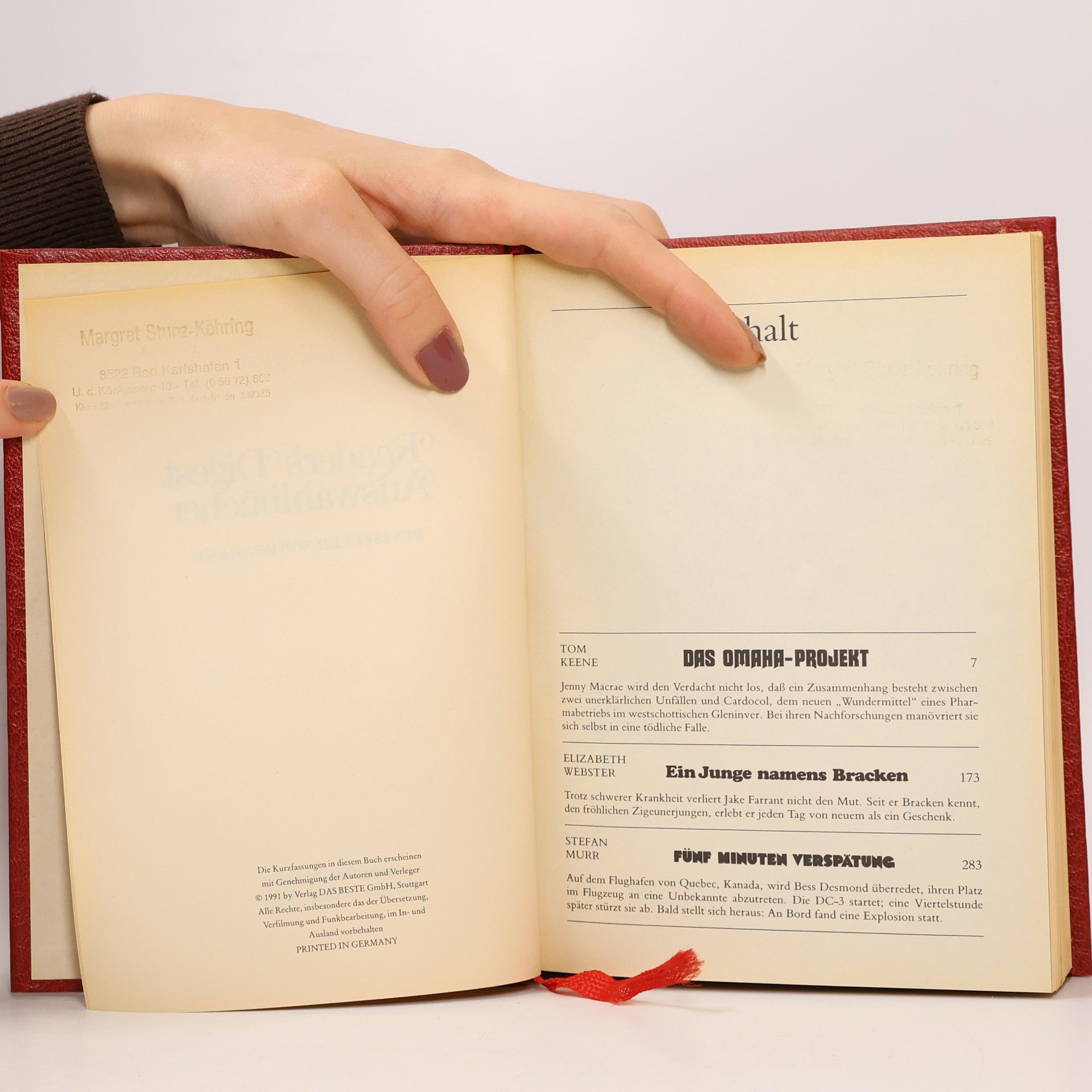 Tom Keene Reader's Digest Auswahlbücher