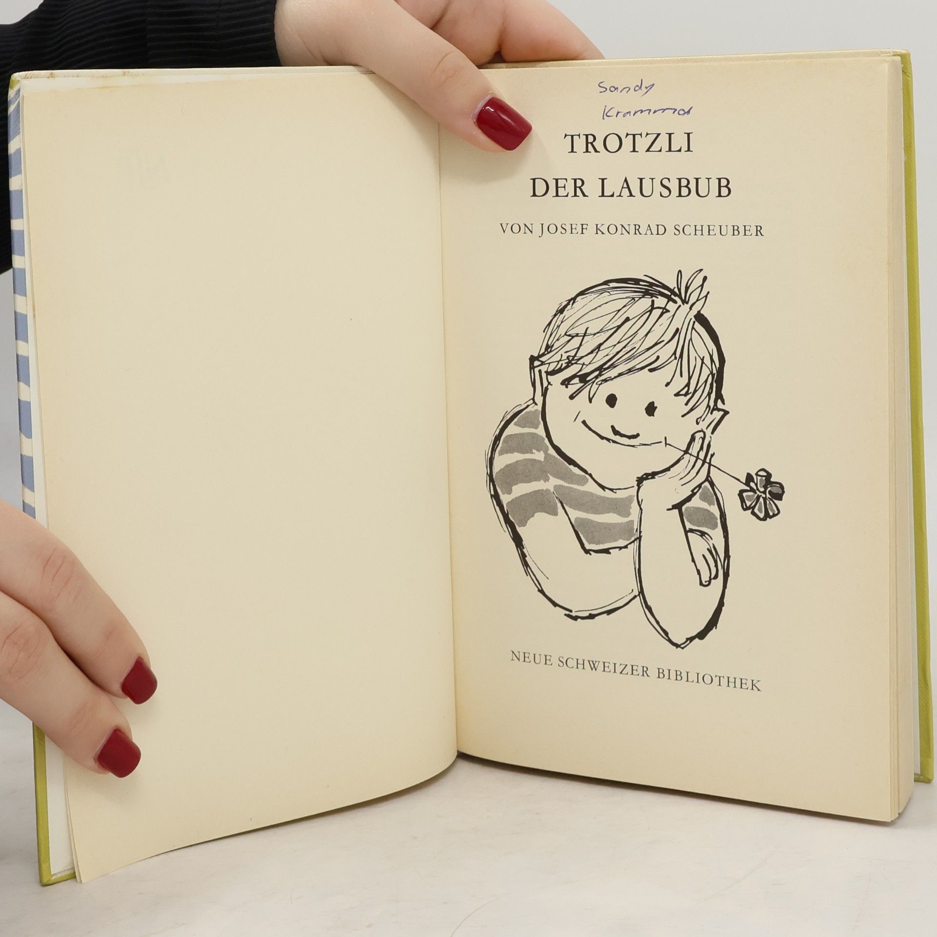Josef Konrad Scheuber Trotzli. Der Lausbub