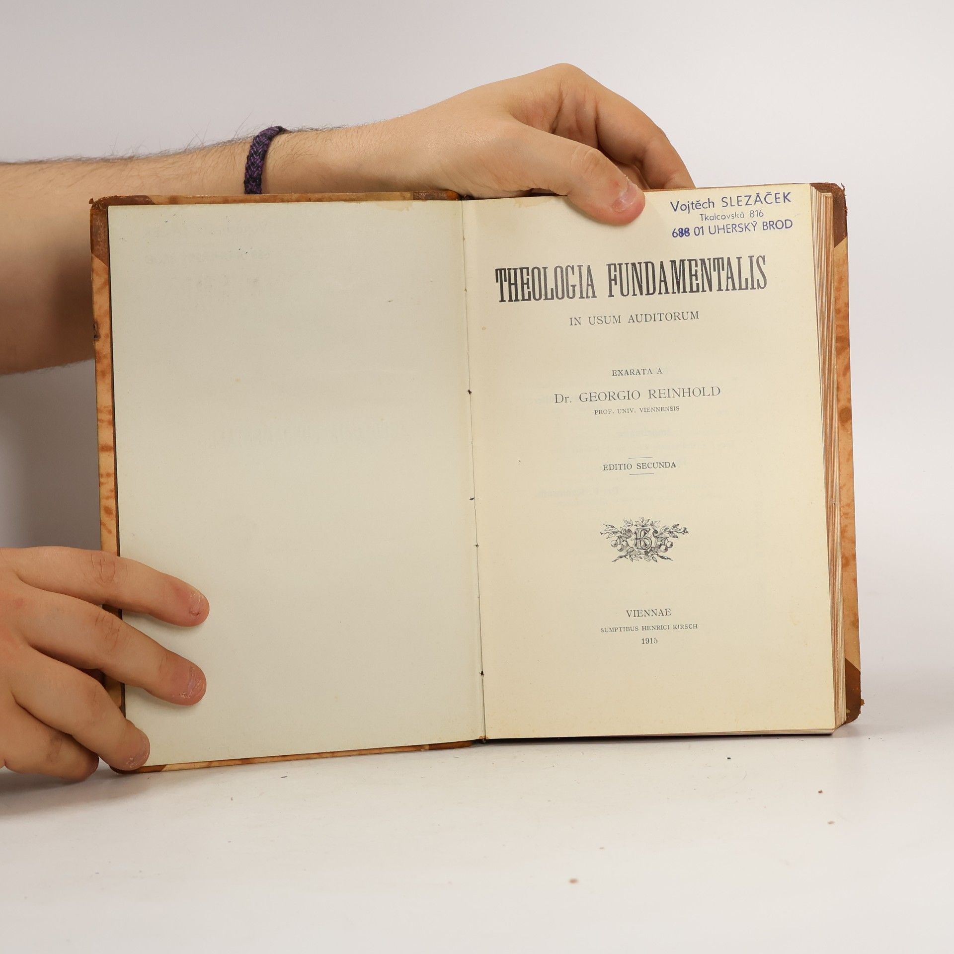 Georgio Reinhold Theologia fundamentalis,