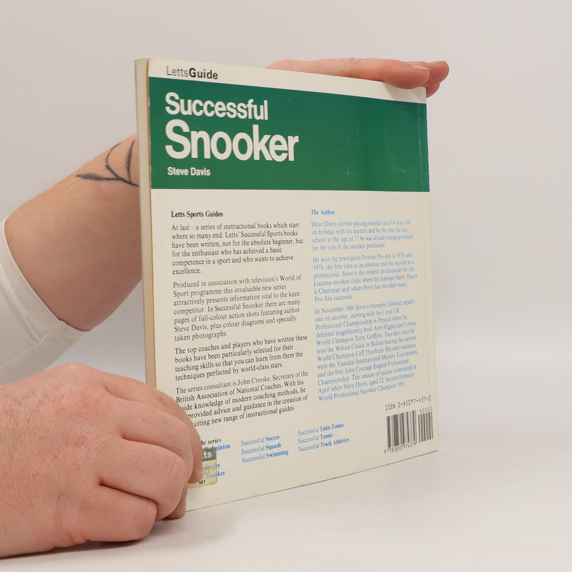 Steve Davis Letts Successful Sports S.: Successful Snooker