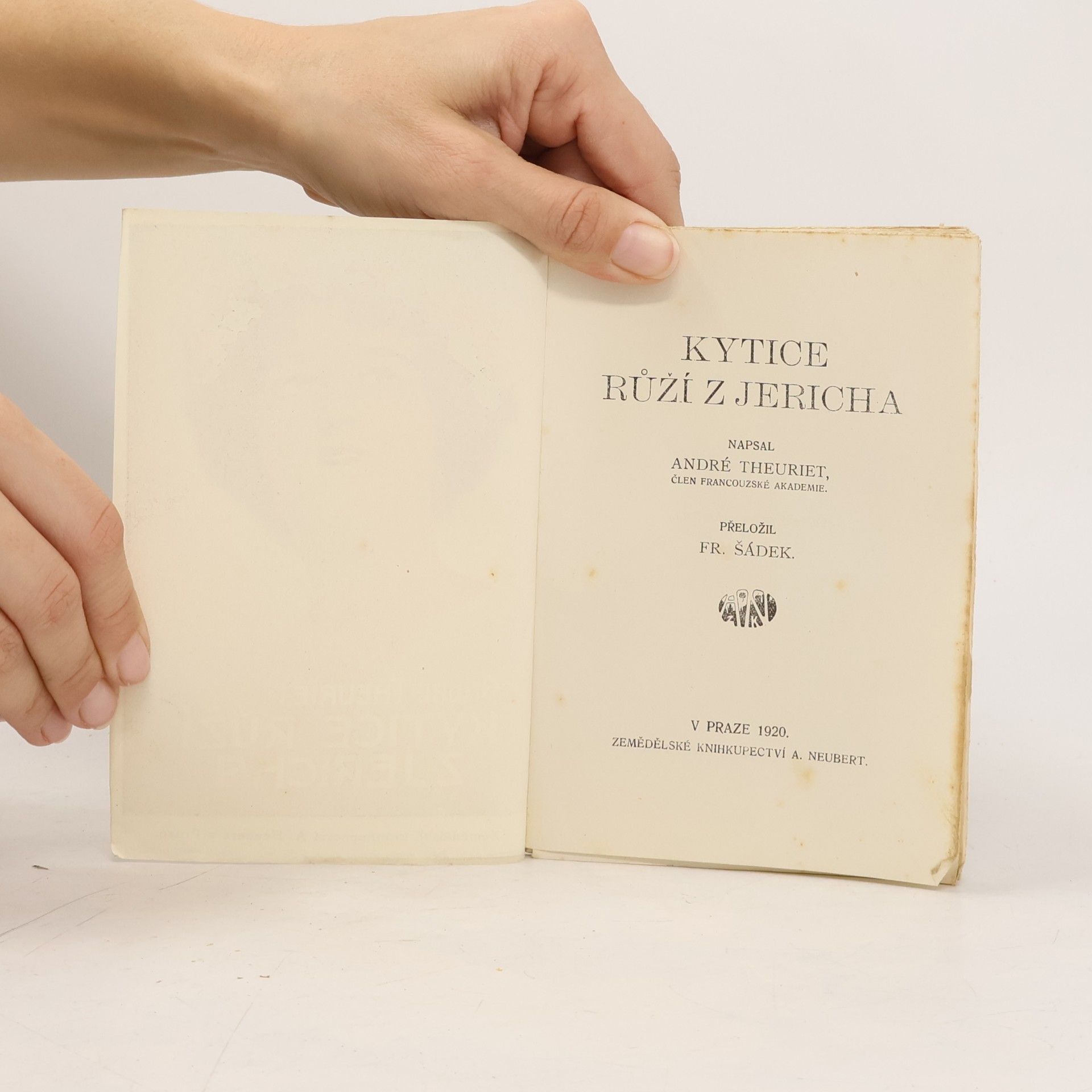 Theuriet André Kytice růží z Jericha