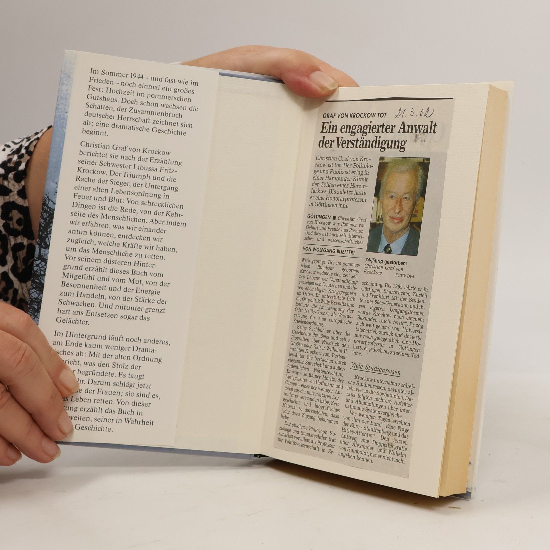 Christian Graf von Krockow Die Stunde der Frauen, Bericht aus Pommen 1944-1947
