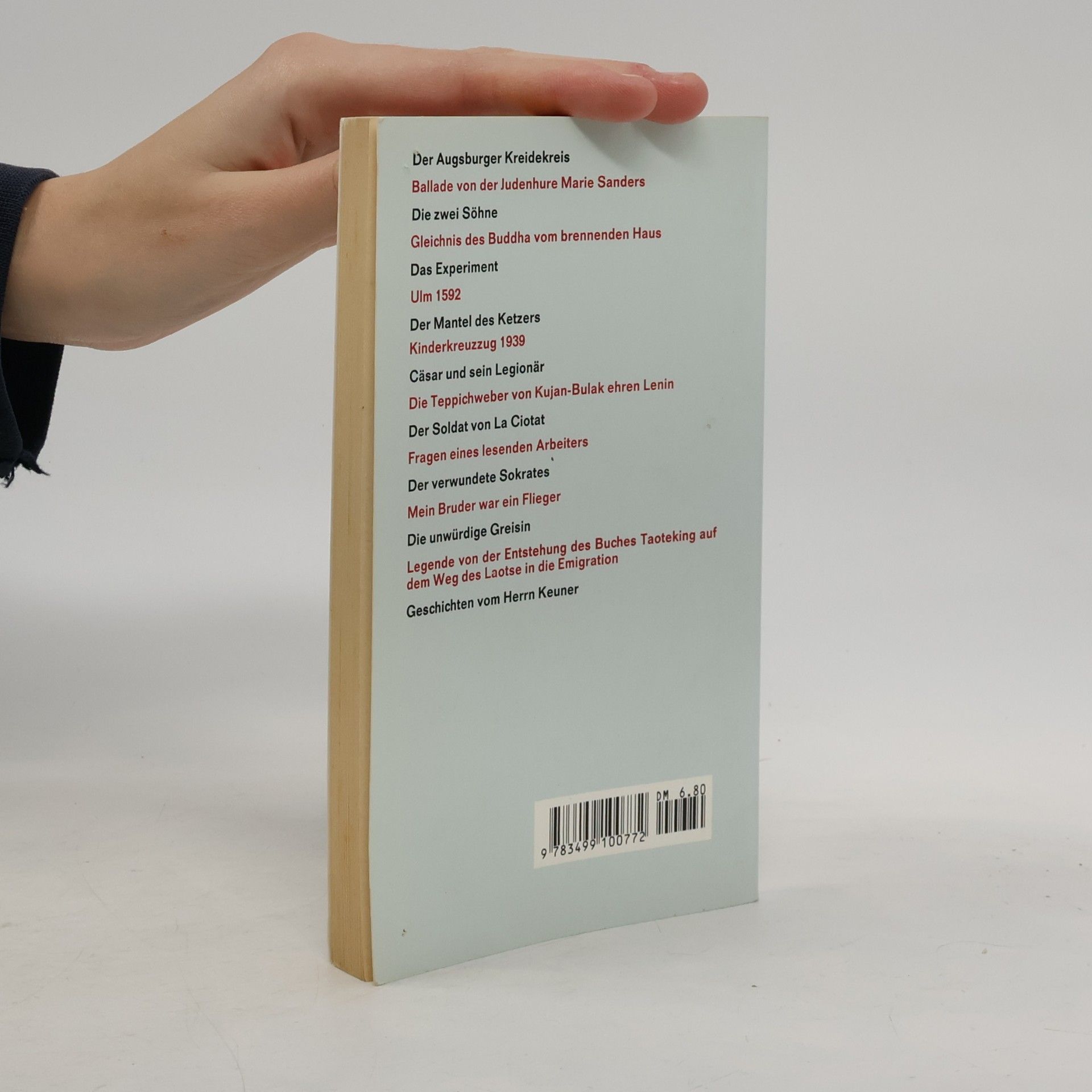 Bertolt Brecht Kalendergeschichten