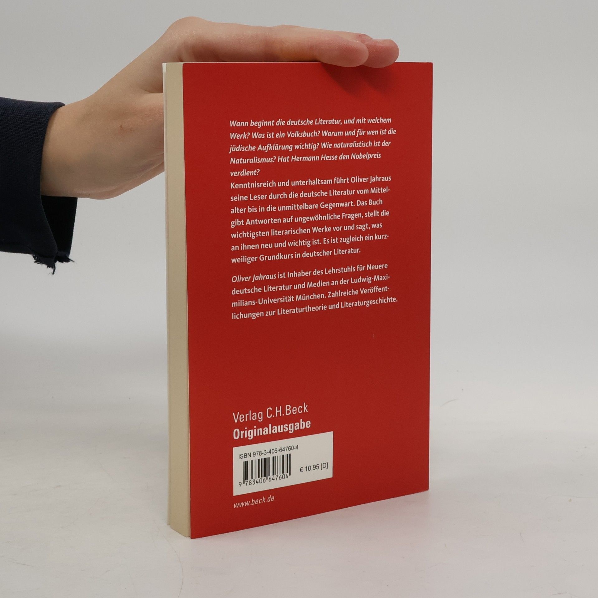 Oliver Jahraus Die 101 wichtigsten Fragen - deutsche Literatur