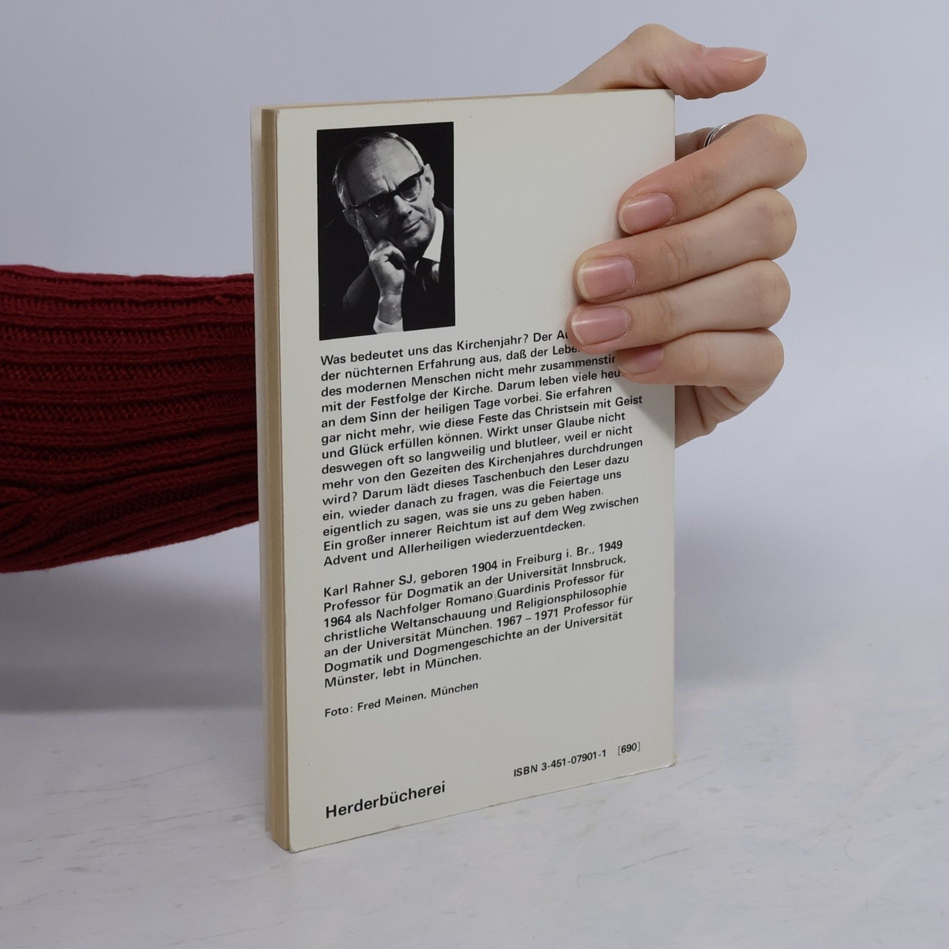Karl Rahner Kleines Kirchenjahr. Ein Gang durch den Festkreis.