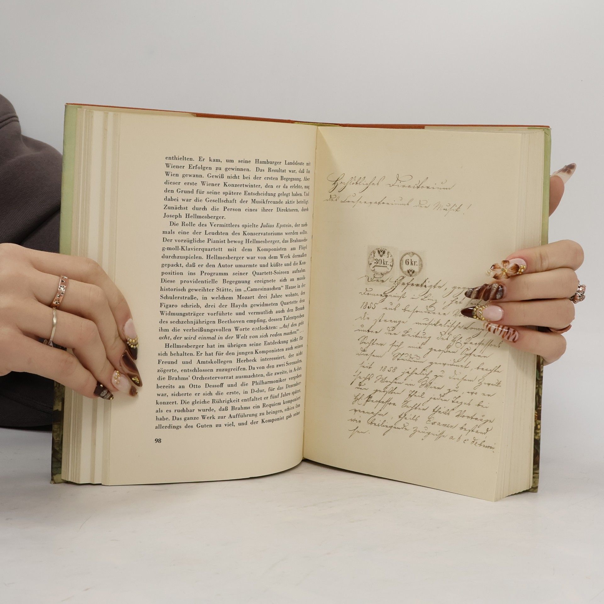 Heinrich Kralik Das Buch der Musikfreunde