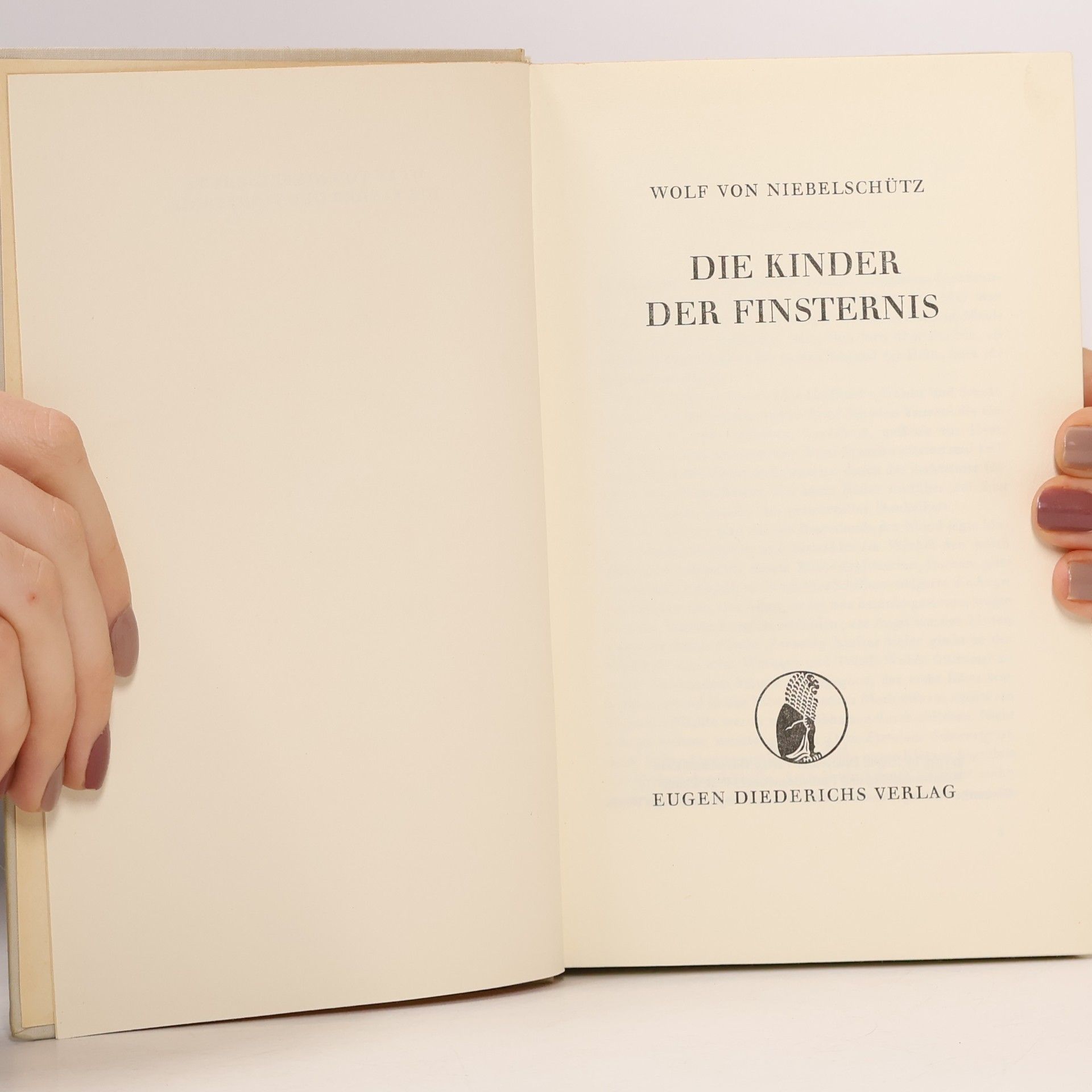 Wolf Niebelschütz Die Kinder der Finsternis