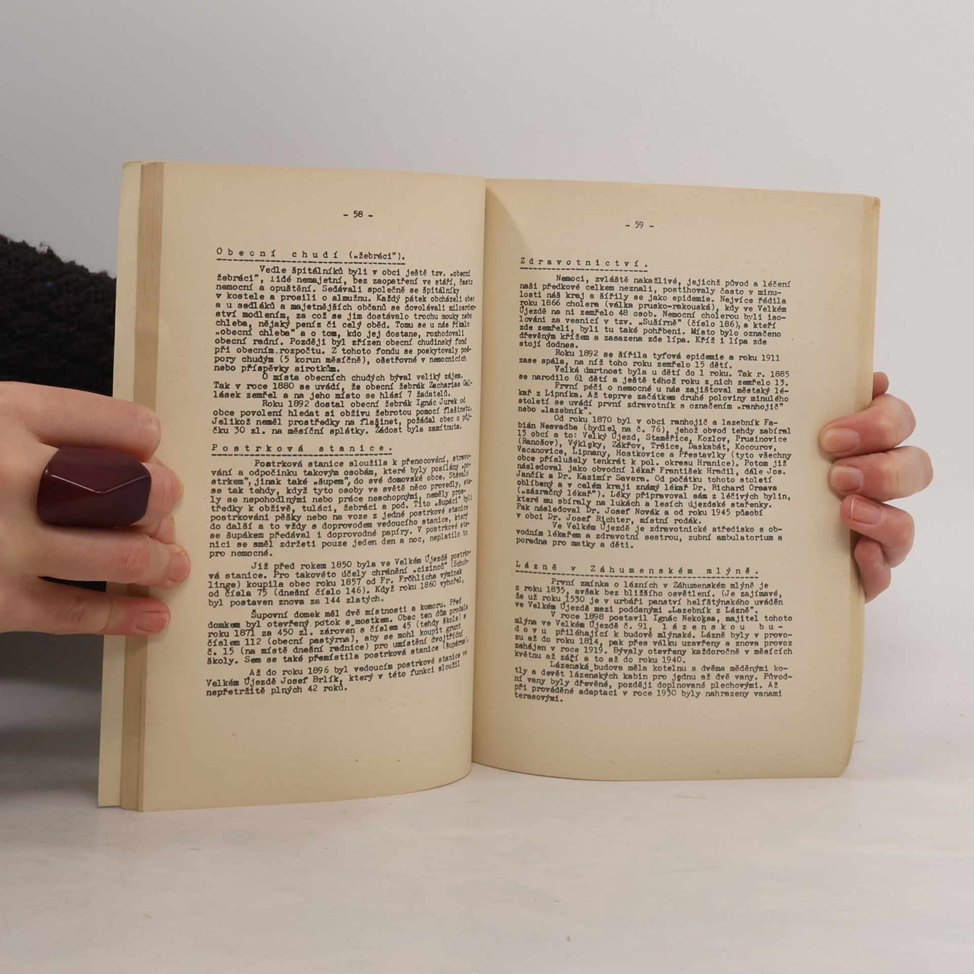 Karel Domes Z historie Velkého Újezda a okolí