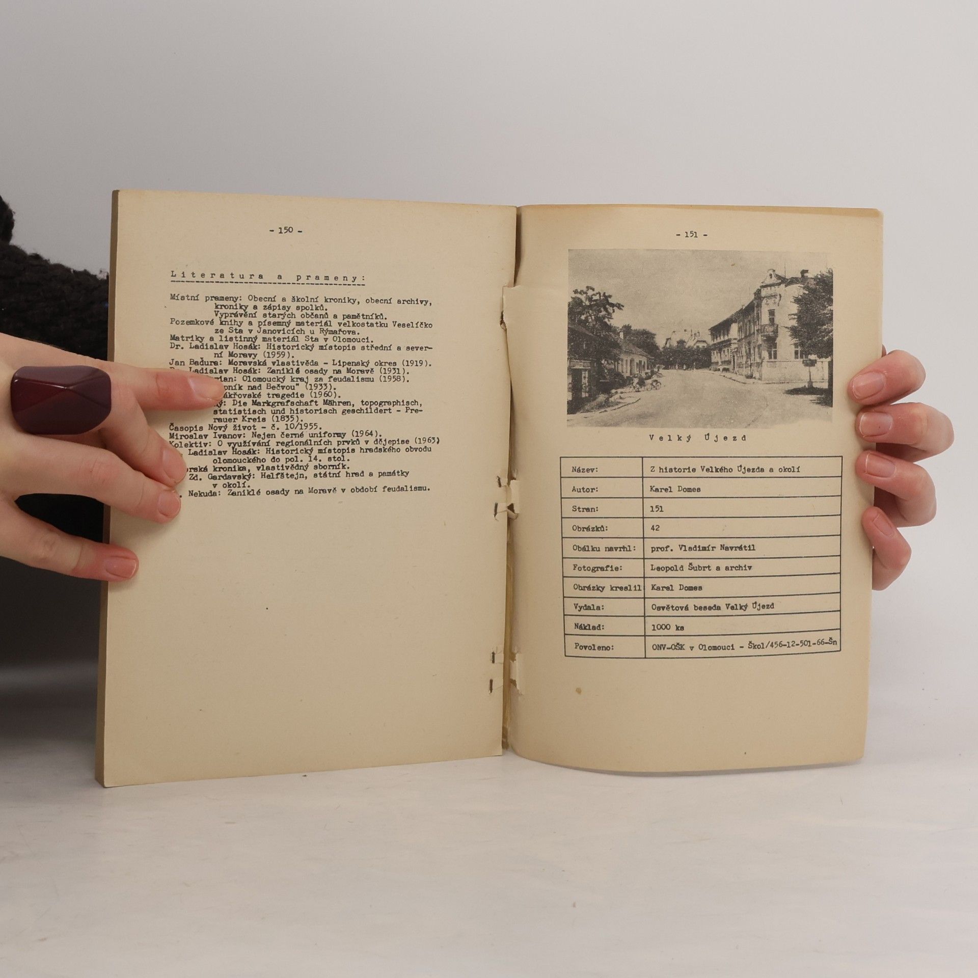 Karel Domes Z historie Velkého Újezda a okolí