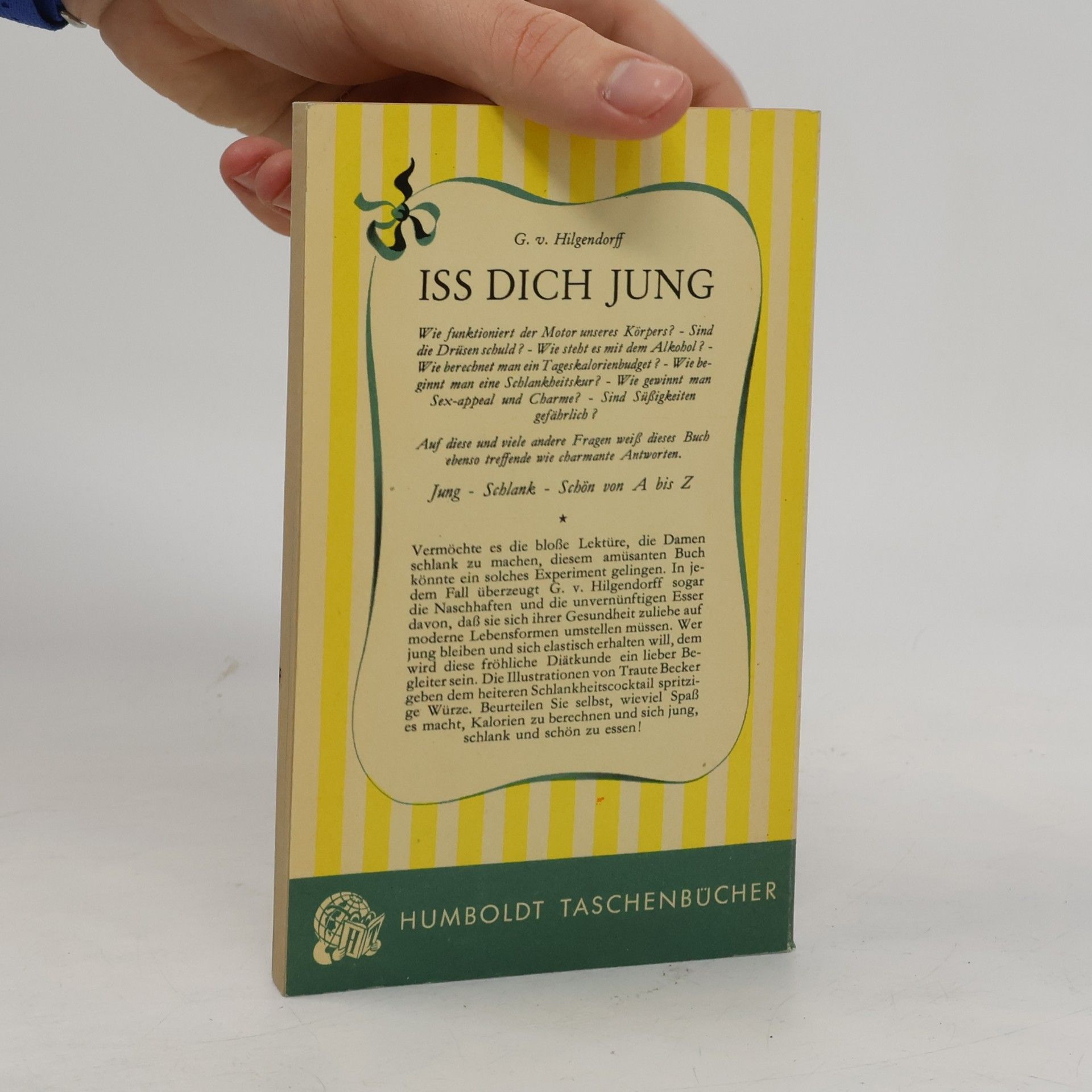G. von Hilgendorff Iß dich jung