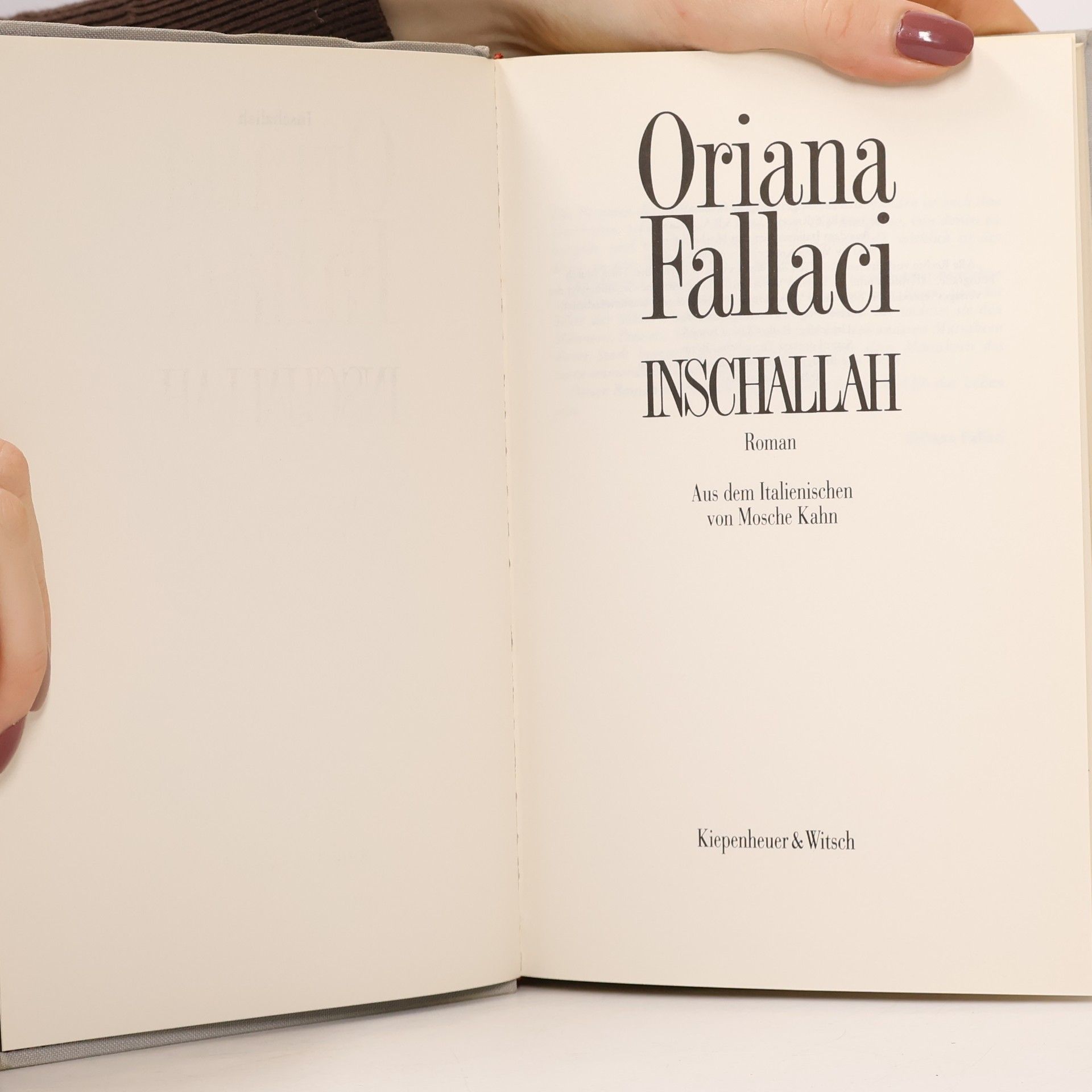 Oriana Fallaci Inschallah