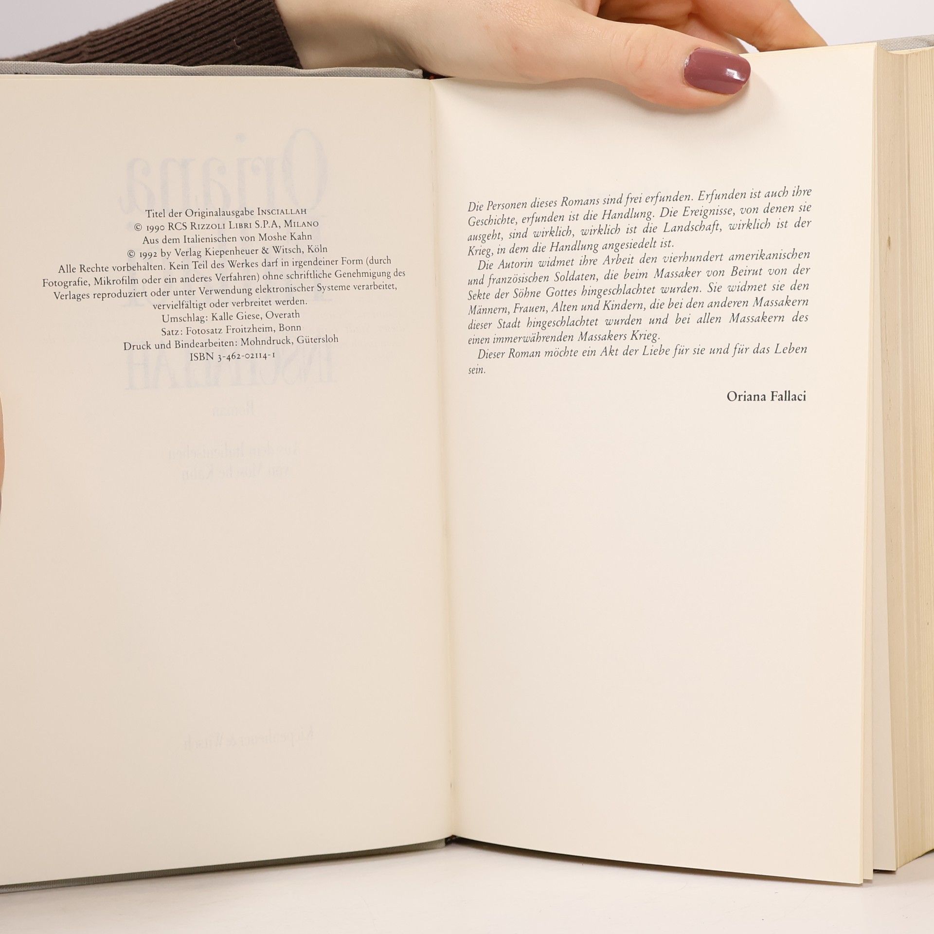 Oriana Fallaci Inschallah