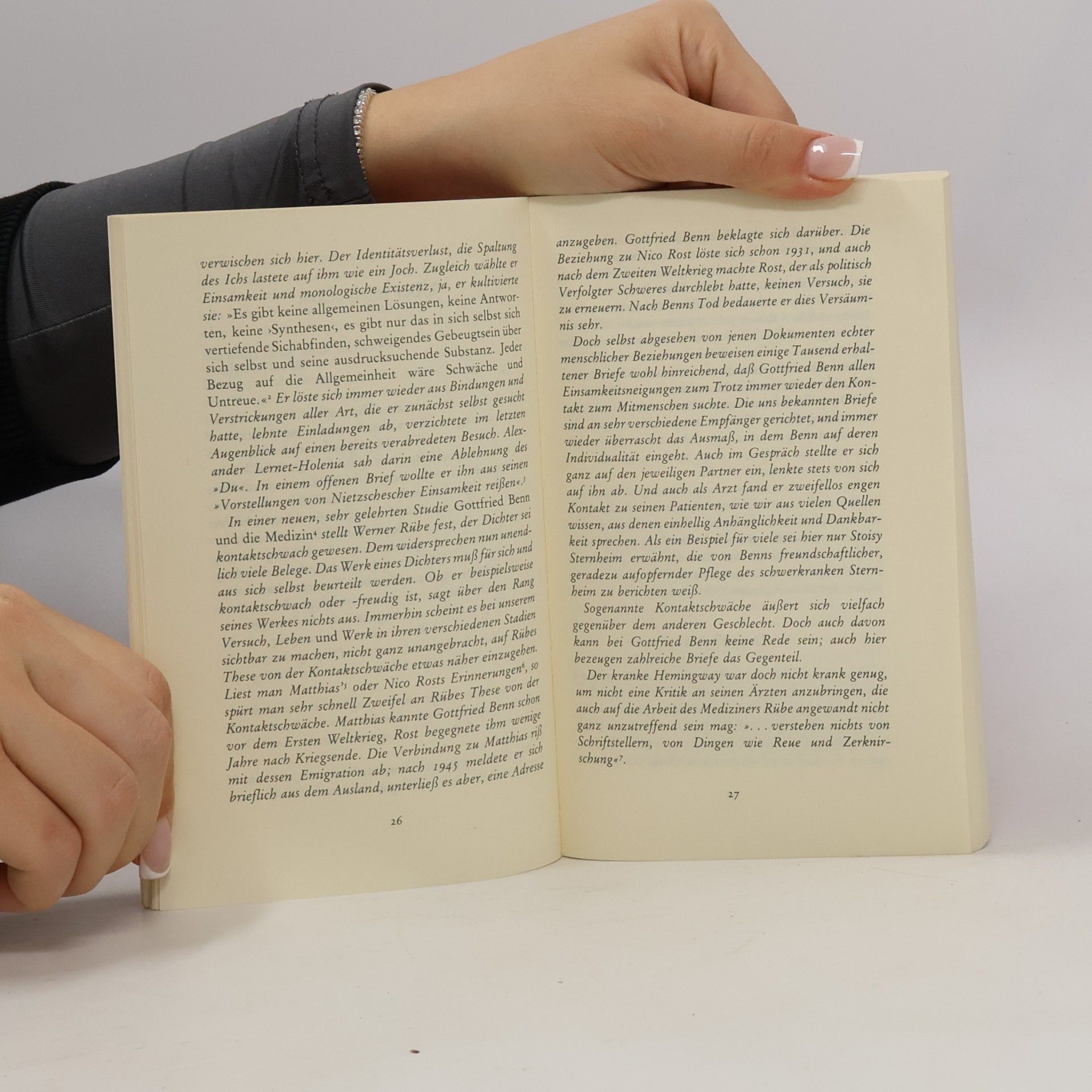 Gottfried Benn Das Gottfried-Benn-Lesebuch