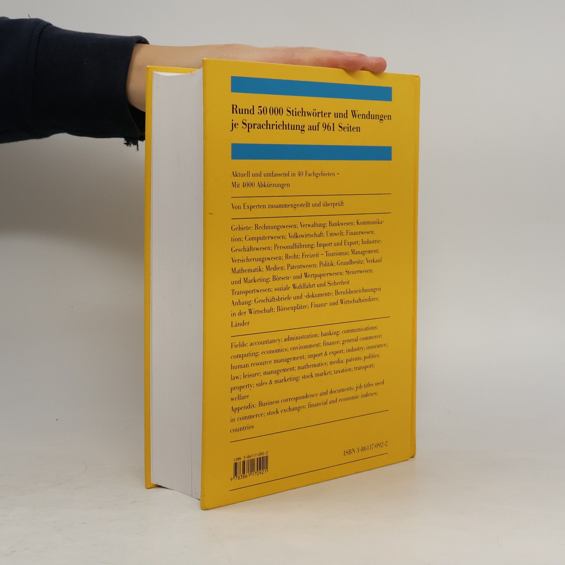 Sabine Bohnacker-Bruce Langenscheidts Fachwörterbuch, Fachwörterbuch Wirtschaft, Handel und Finanzen, Deutsch-Englisch/Englisch-Deutsch