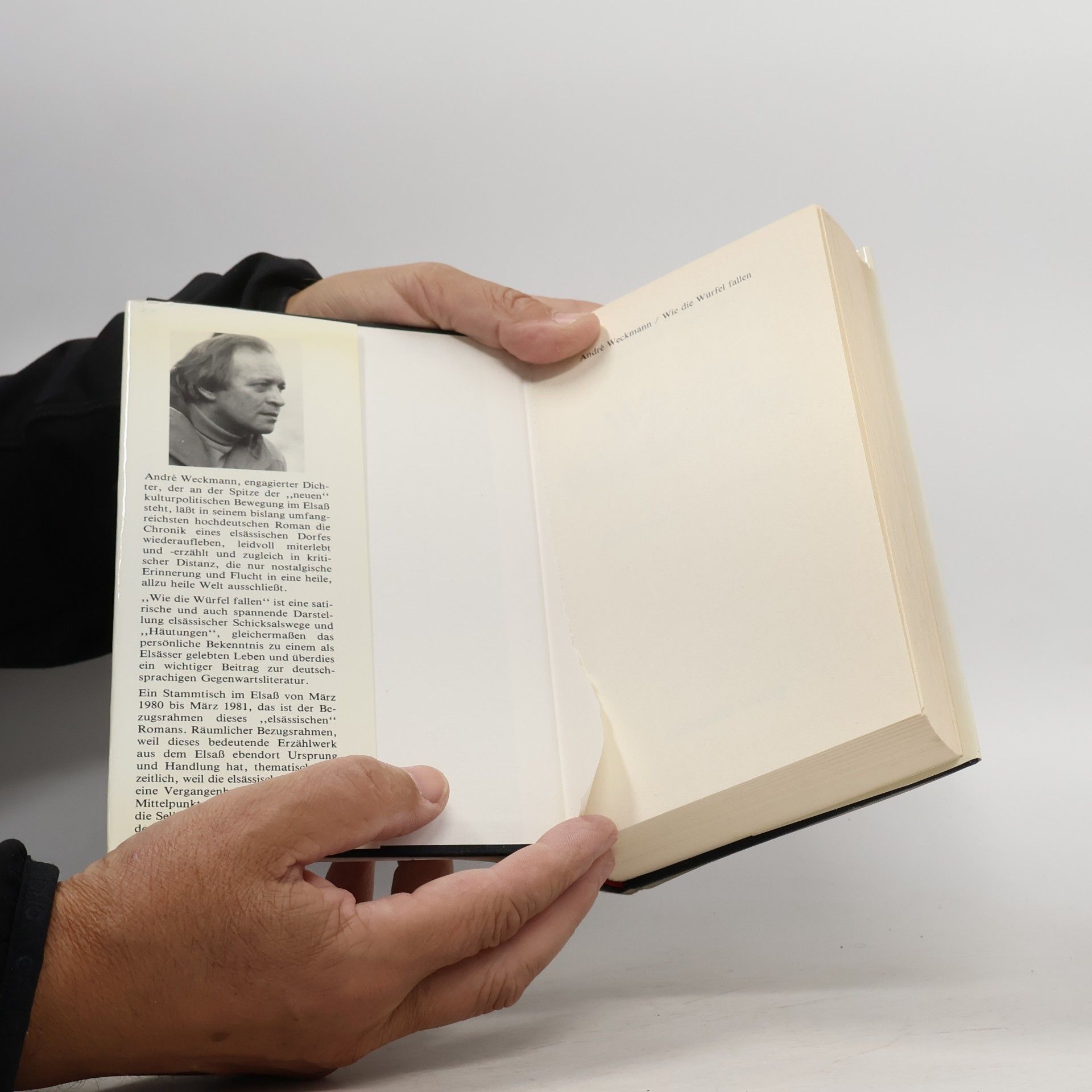 André Weckmann Wie die Würfel fallen. Ein Roman aus dem Elsaß