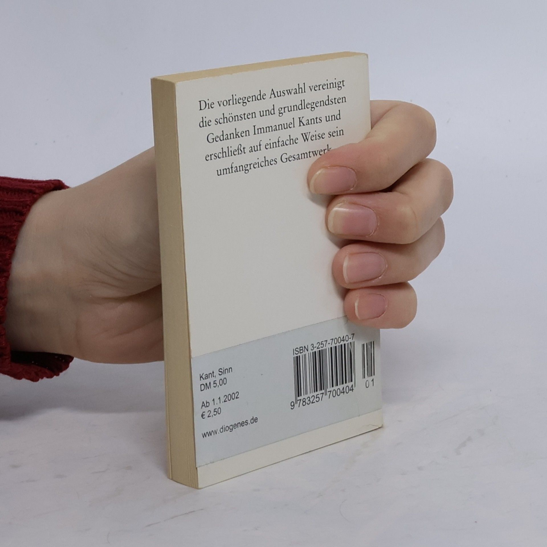 Immanuel Kant Deines Lebens Sinn