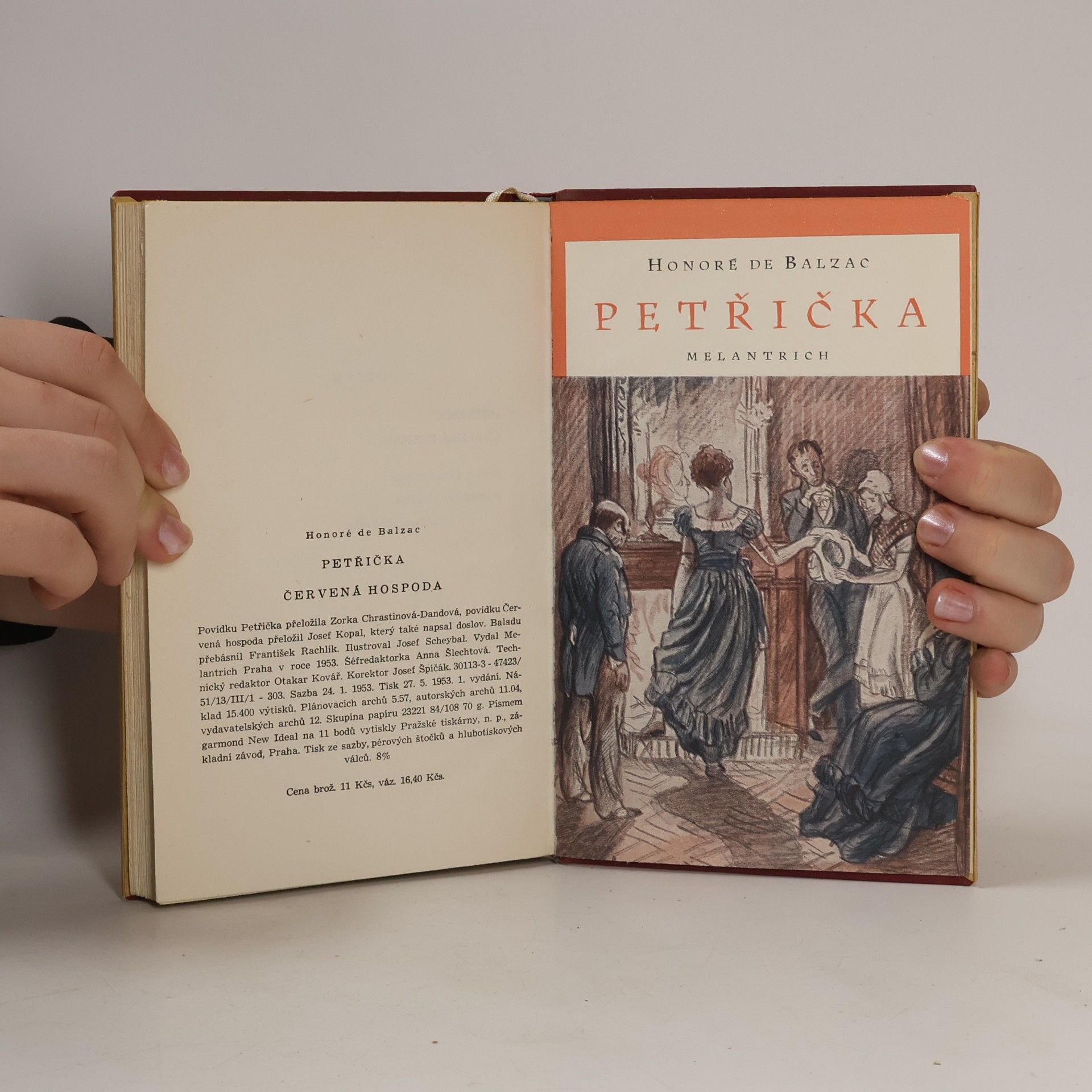 Honoré de Balzac Petřička. Červená hospoda