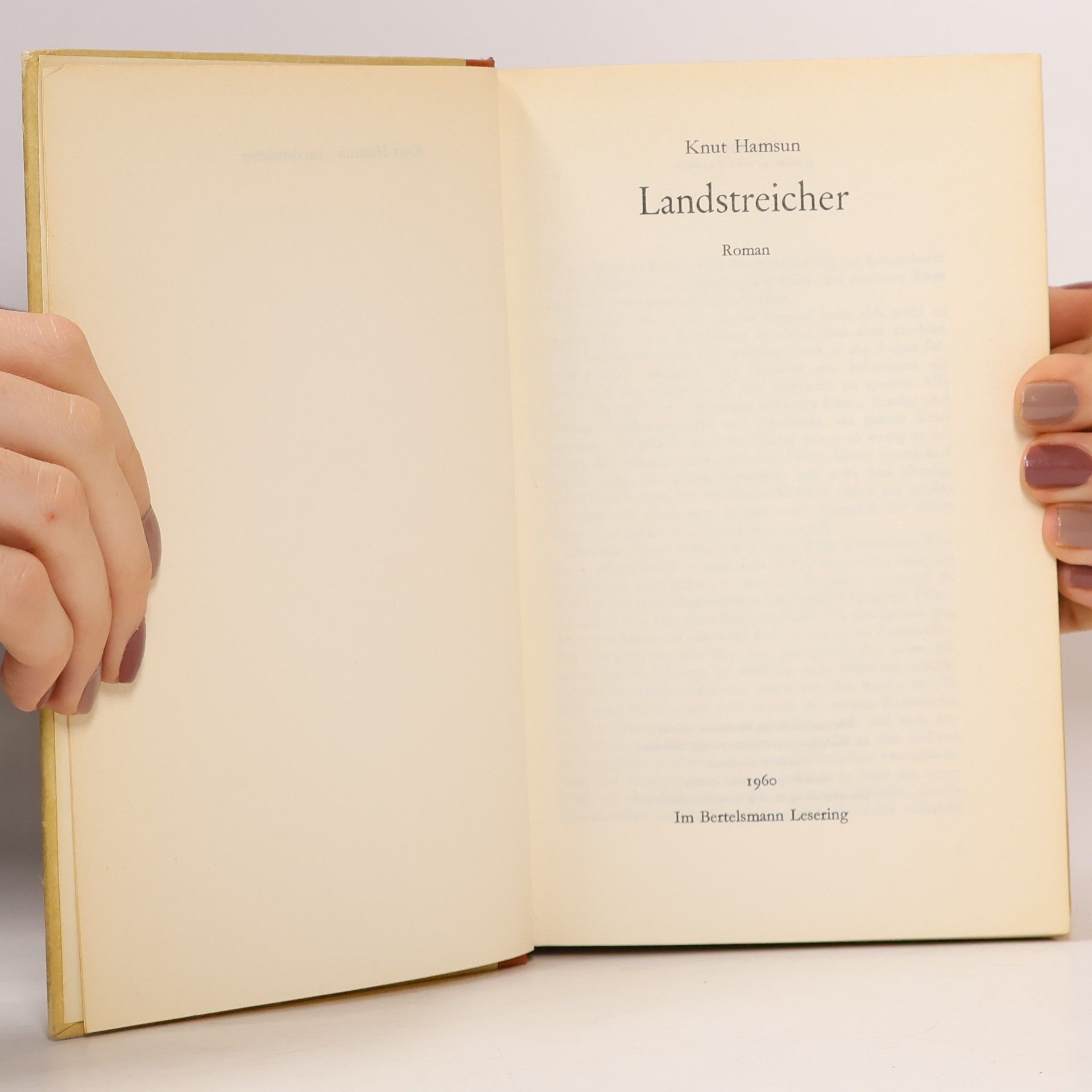 Knut Hamsun Landstreicher