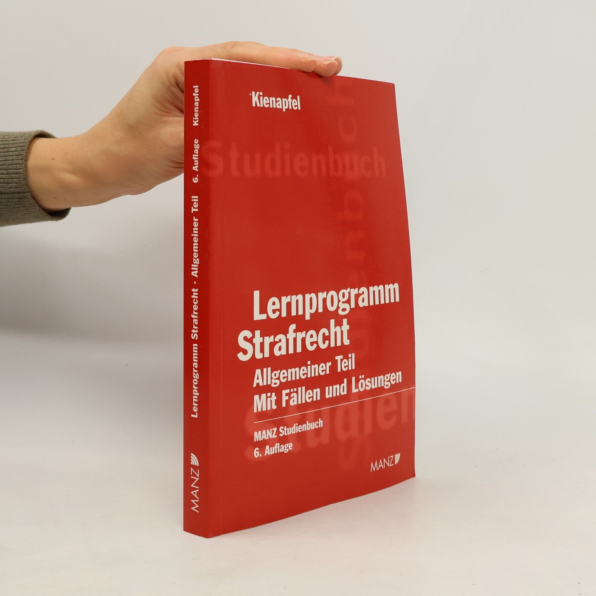 Diethelm Kienapfel Strafrecht, Allgemeiner Teil