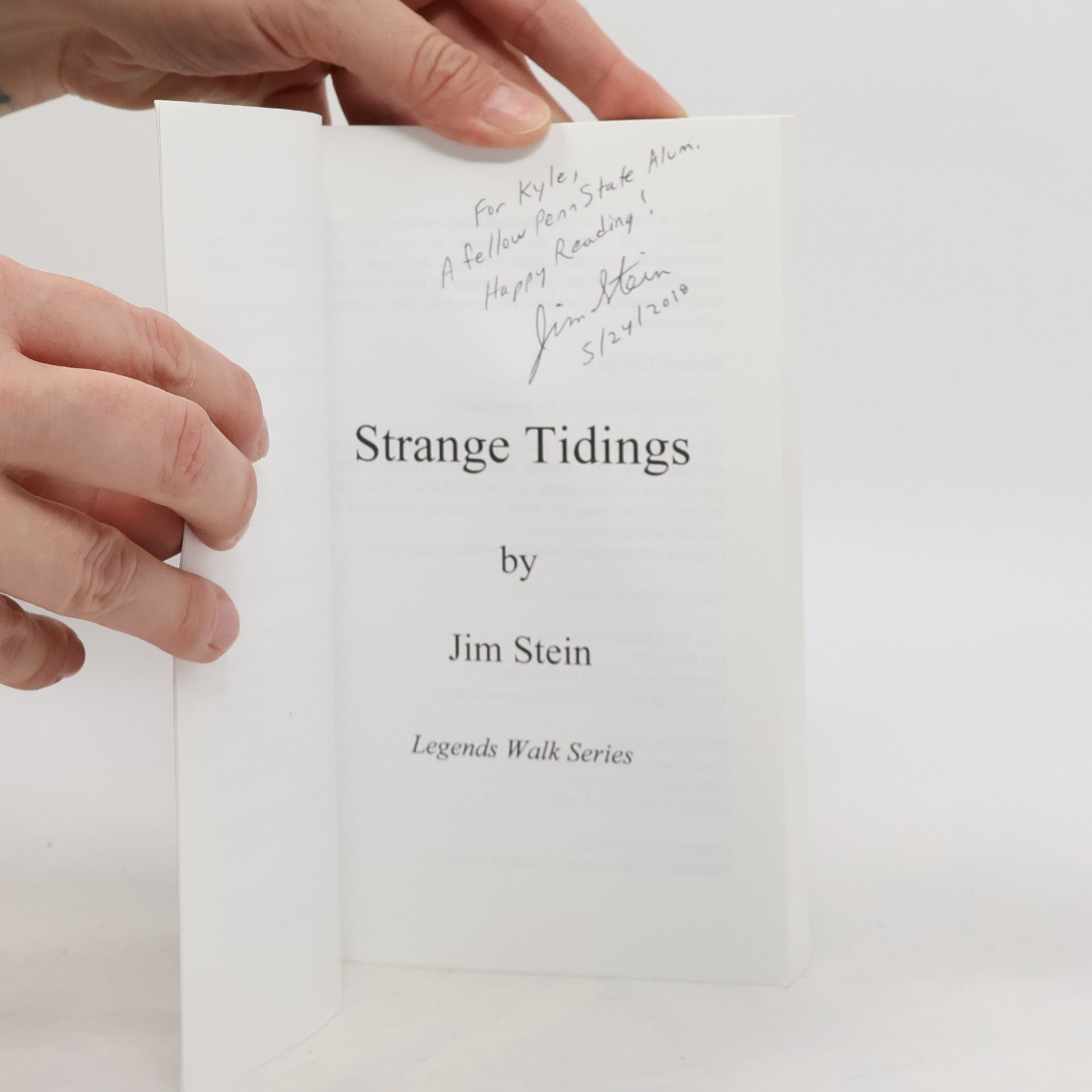 Jim Steinmeyer Legends Walk: Strange Tidings