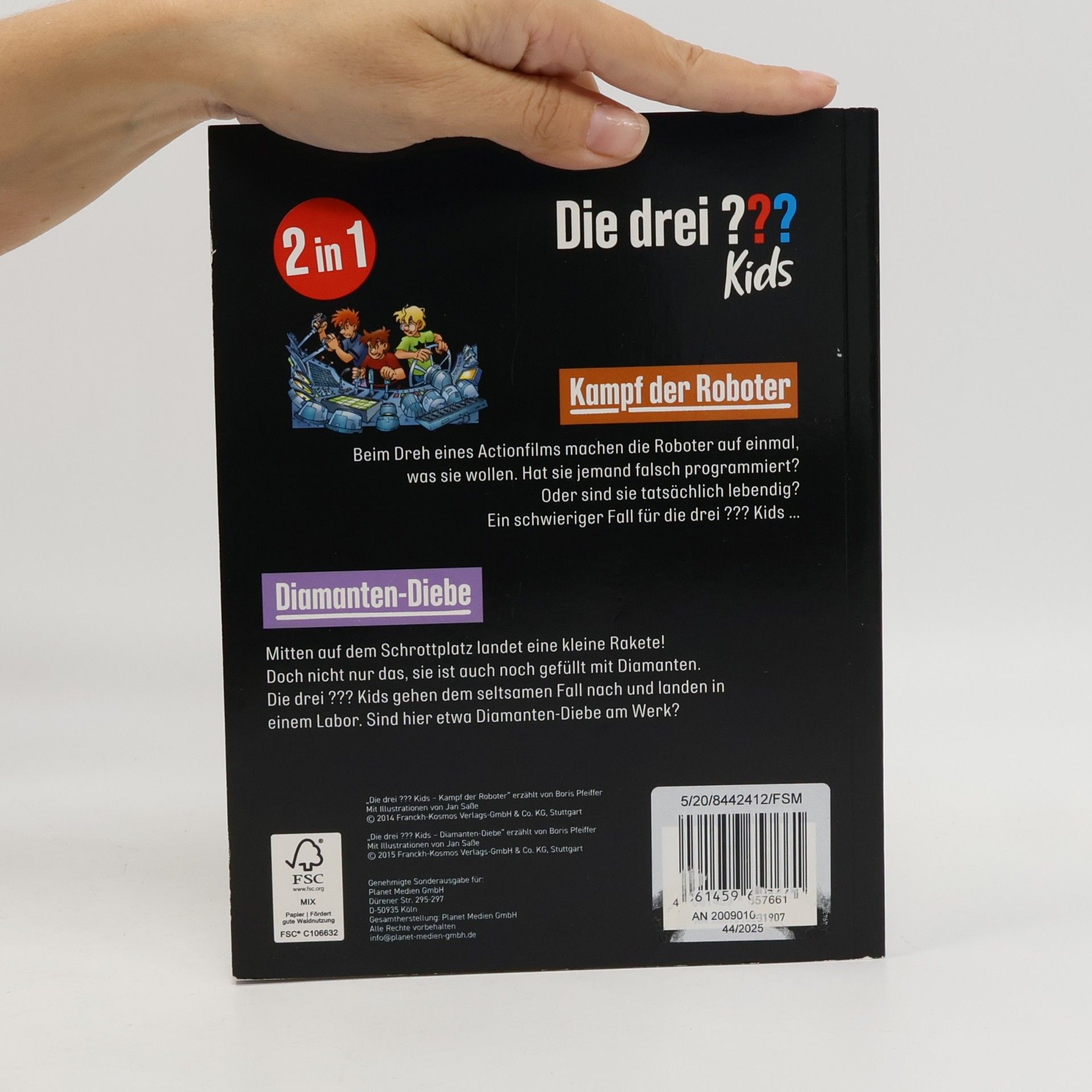 Autorenkollektiv Die drei ??? Kids. Kampf der Roboter. Diamanten-Diebe