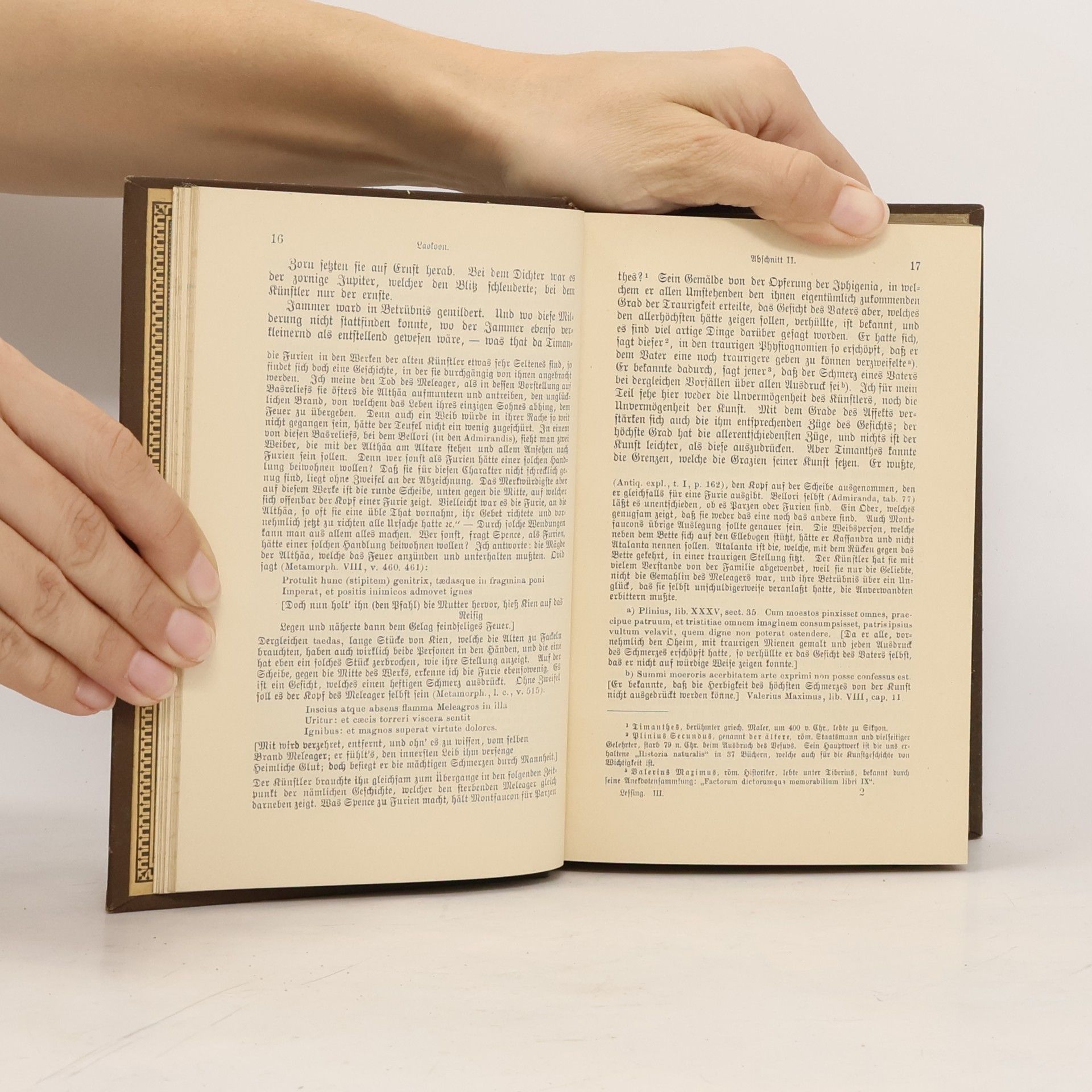 Gotthold Ephraim Lessing Lessings Werke. Dritter Band. Laokoon und Antiquarische Briefe