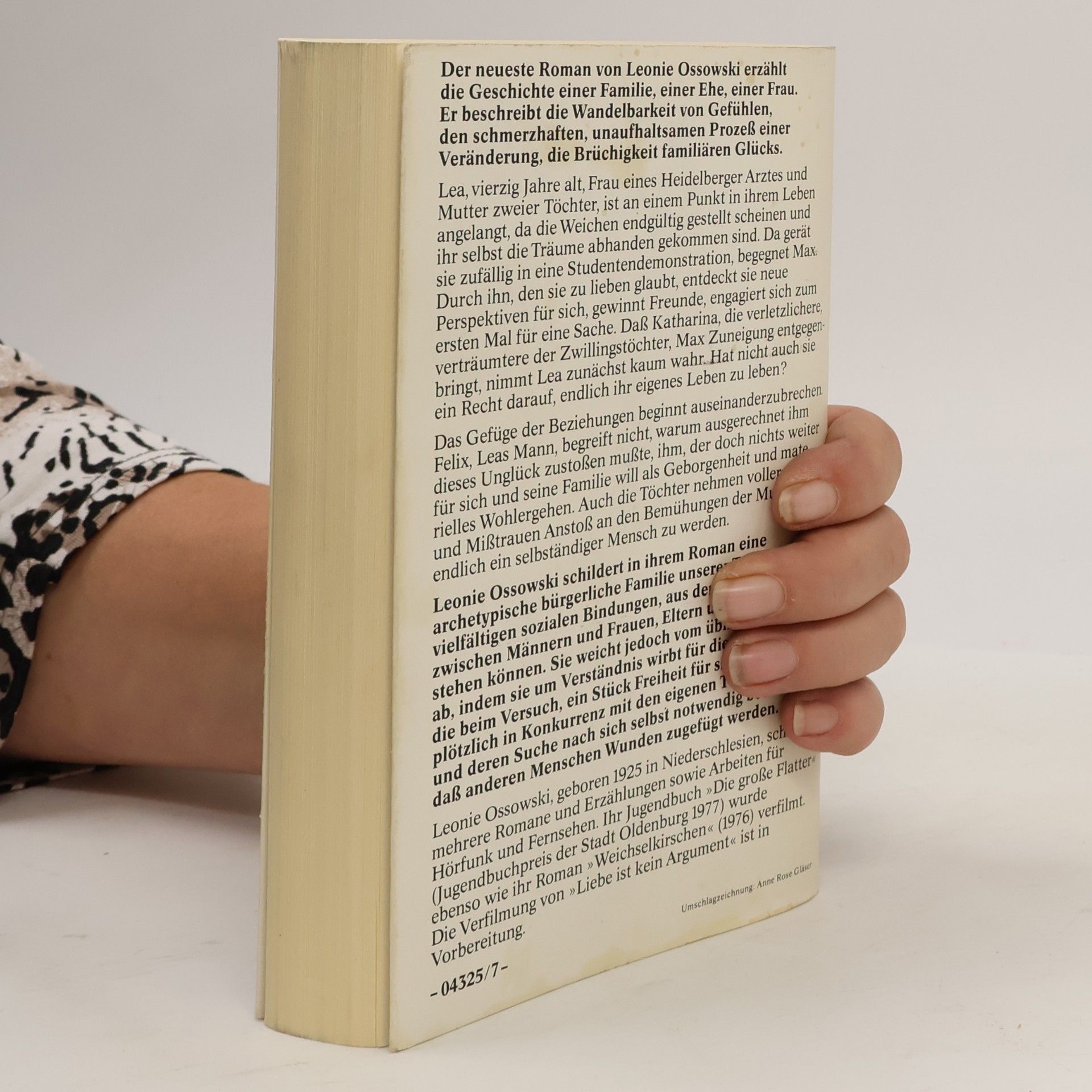Leonie Ossowski Liebe ist kein Argument