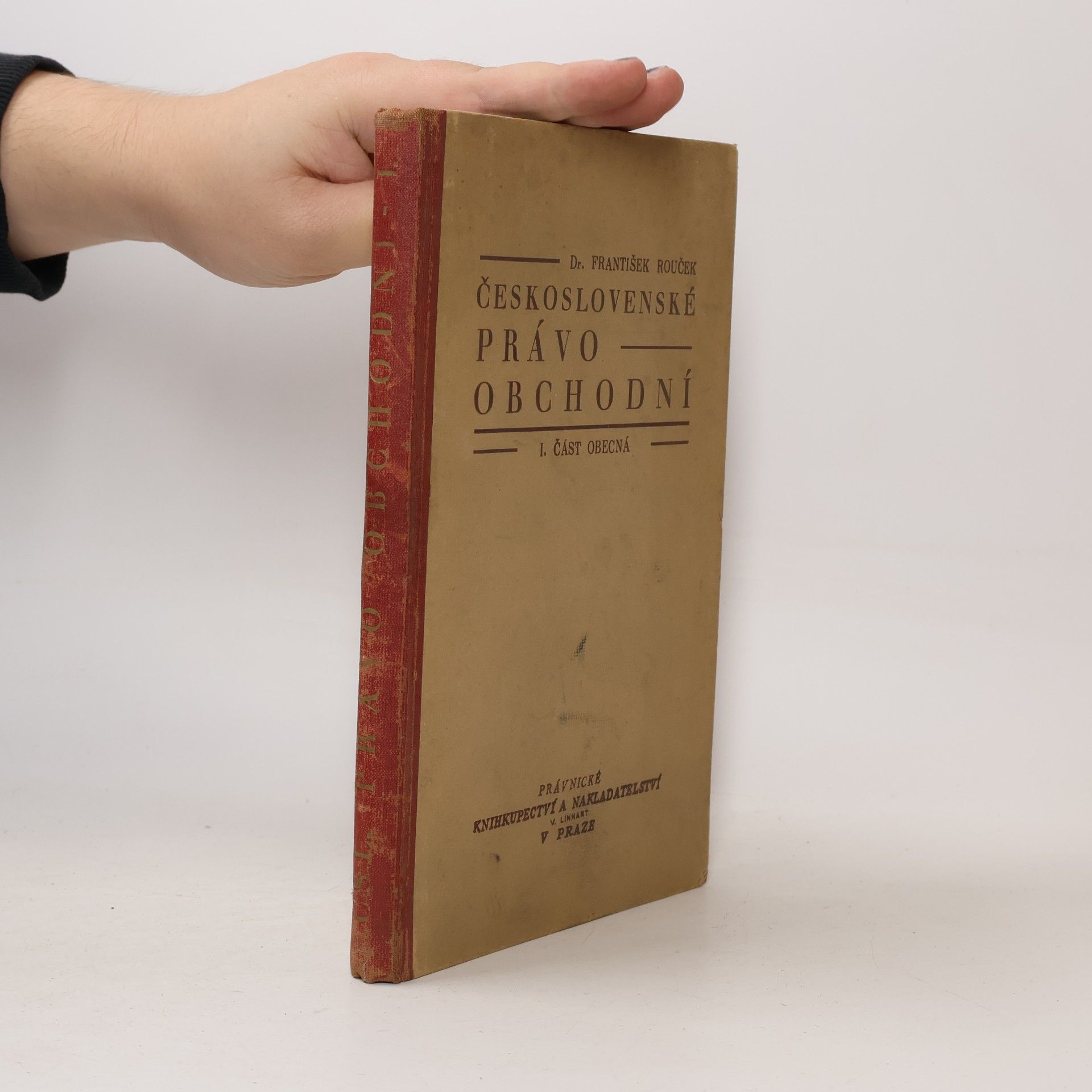 Rouček František Československé právo obchodní